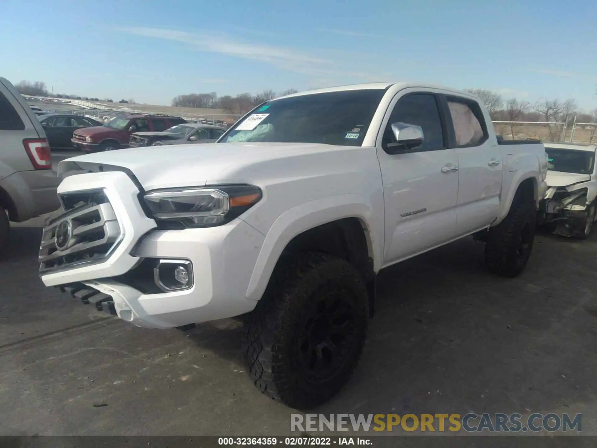 2 Photograph of a damaged car 3TMGZ5AN7LM317741 TOYOTA TACOMA 4WD 2020