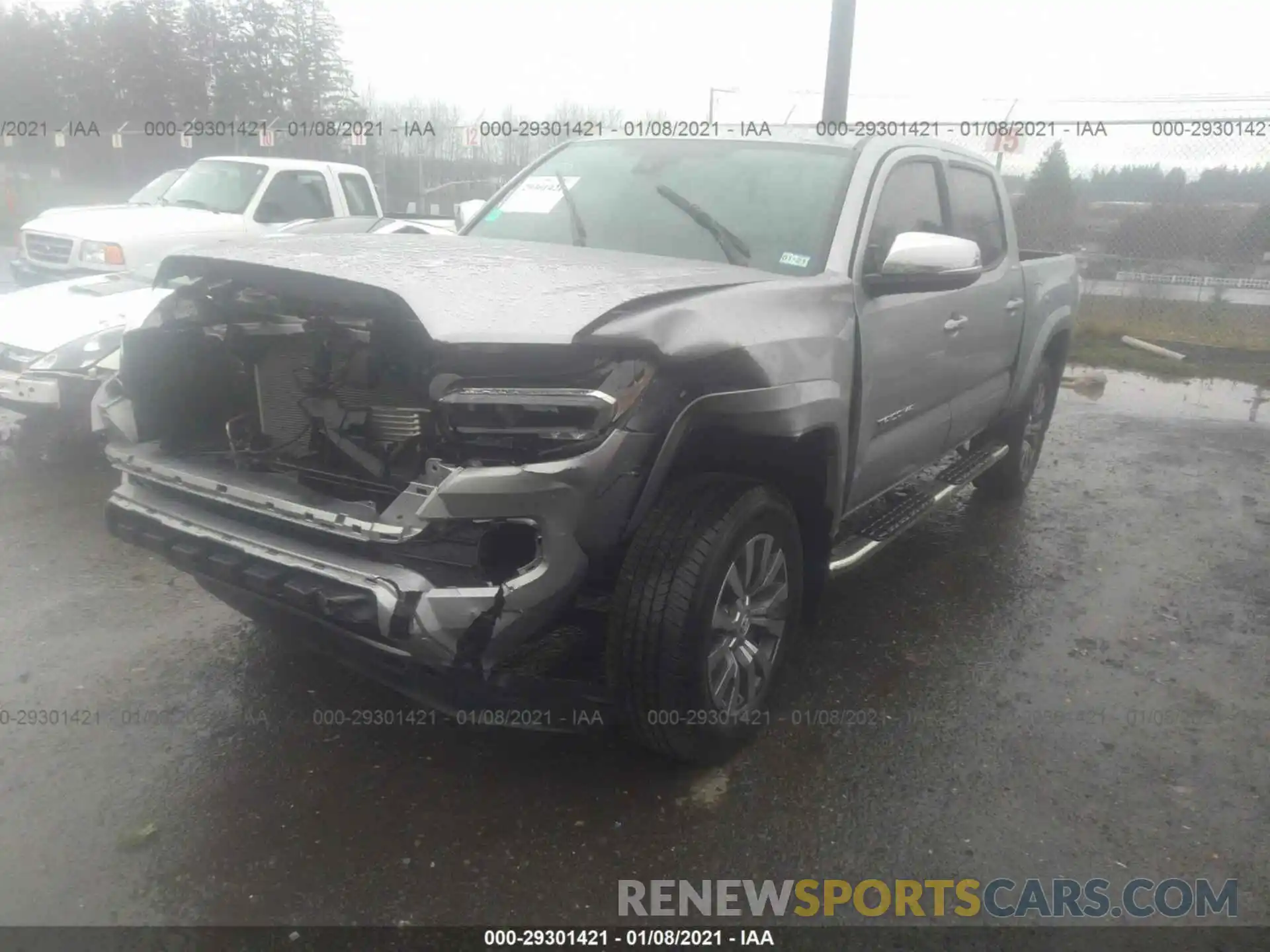 2 Фотография поврежденного автомобиля 3TMGZ5ANXLM316941 TOYOTA TACOMA 4WD 2020