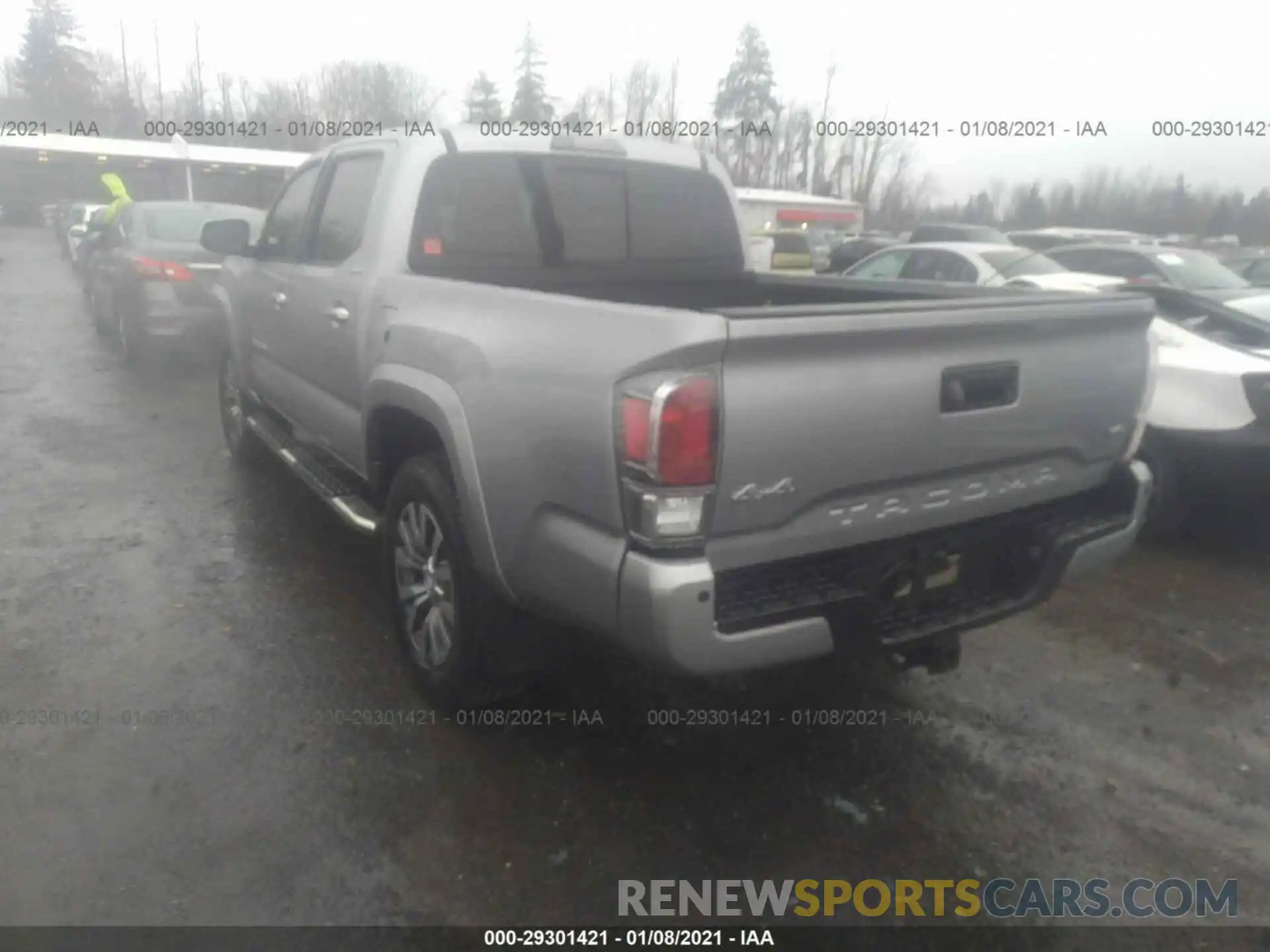 3 Photograph of a damaged car 3TMGZ5ANXLM316941 TOYOTA TACOMA 4WD 2020