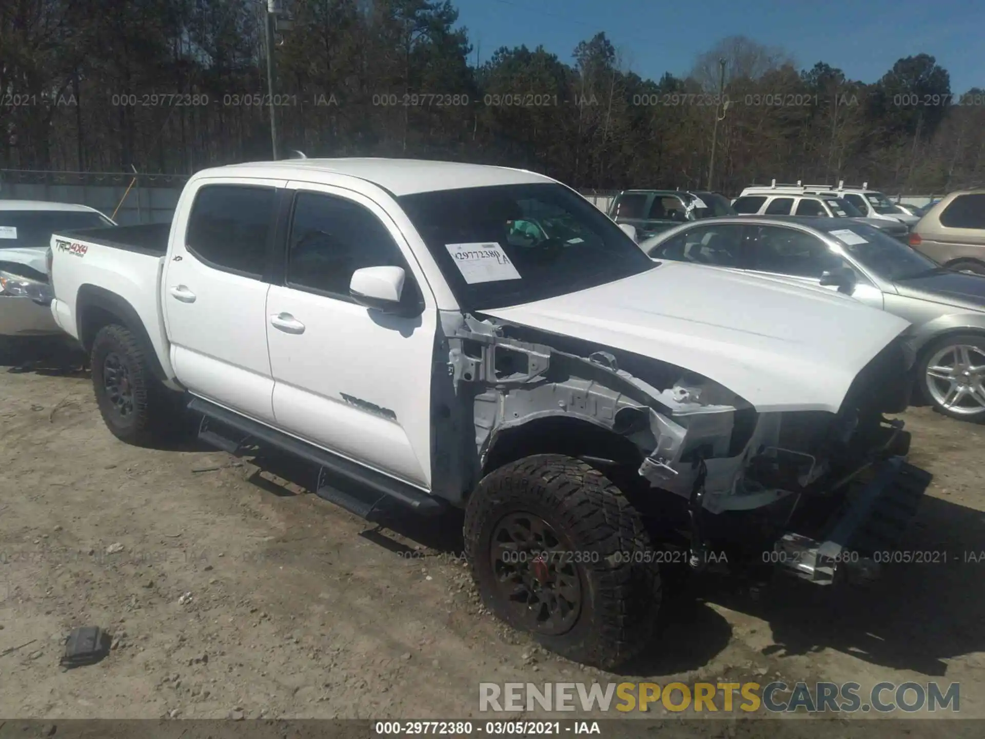 1 Photograph of a damaged car 3TYCZ5AN0LT003030 TOYOTA TACOMA 4WD 2020