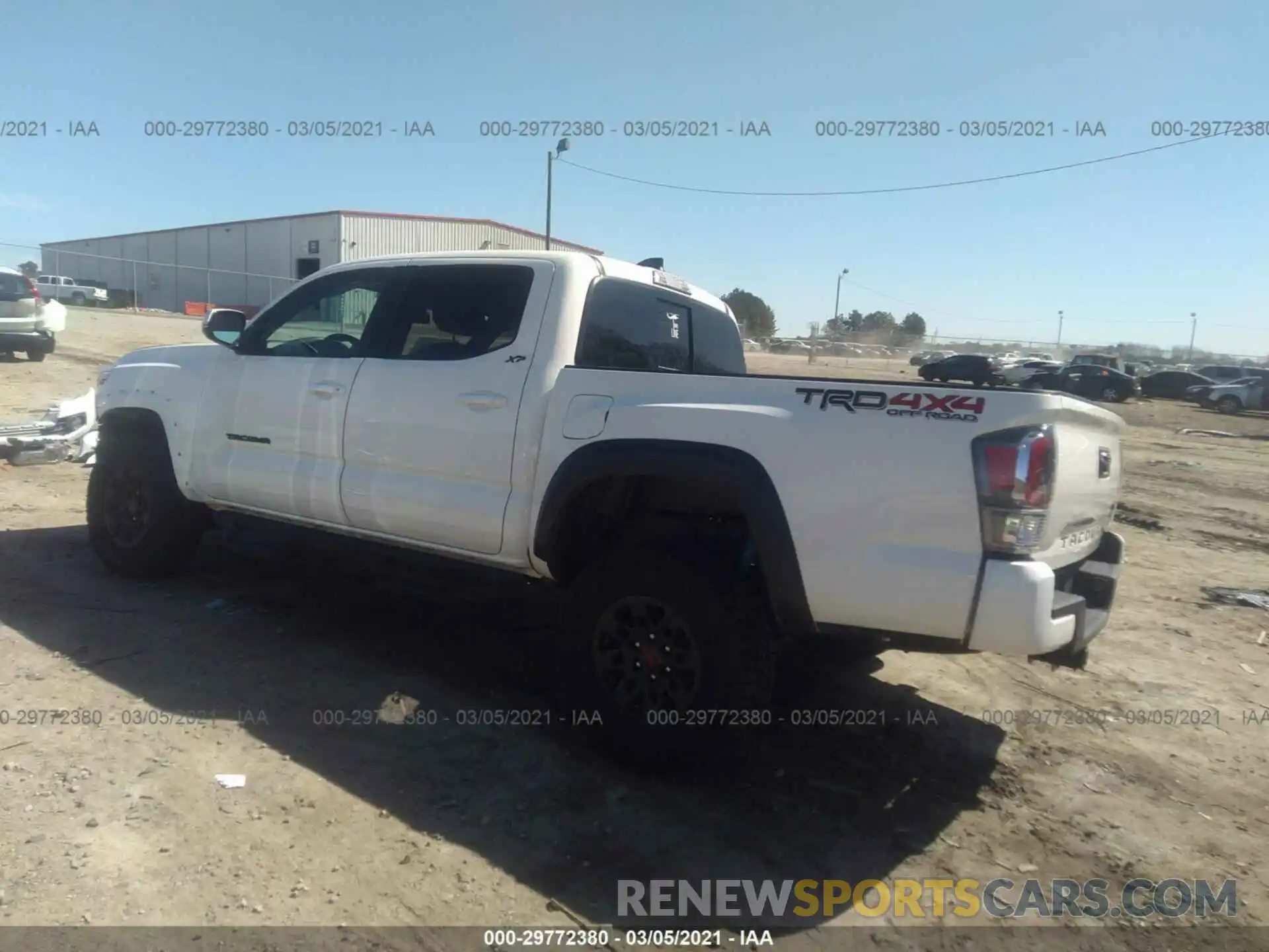 3 Photograph of a damaged car 3TYCZ5AN0LT003030 TOYOTA TACOMA 4WD 2020