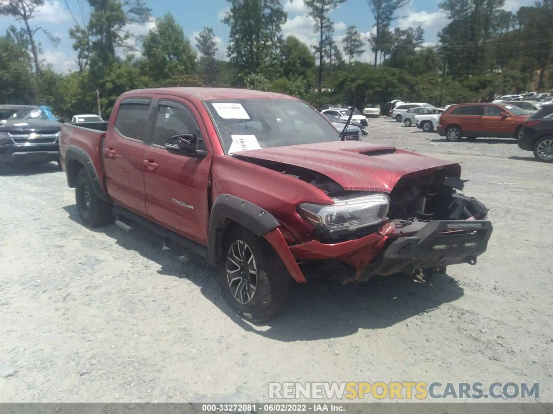 1 Photograph of a damaged car 3TYCZ5AN5LT004531 TOYOTA TACOMA 4WD 2020