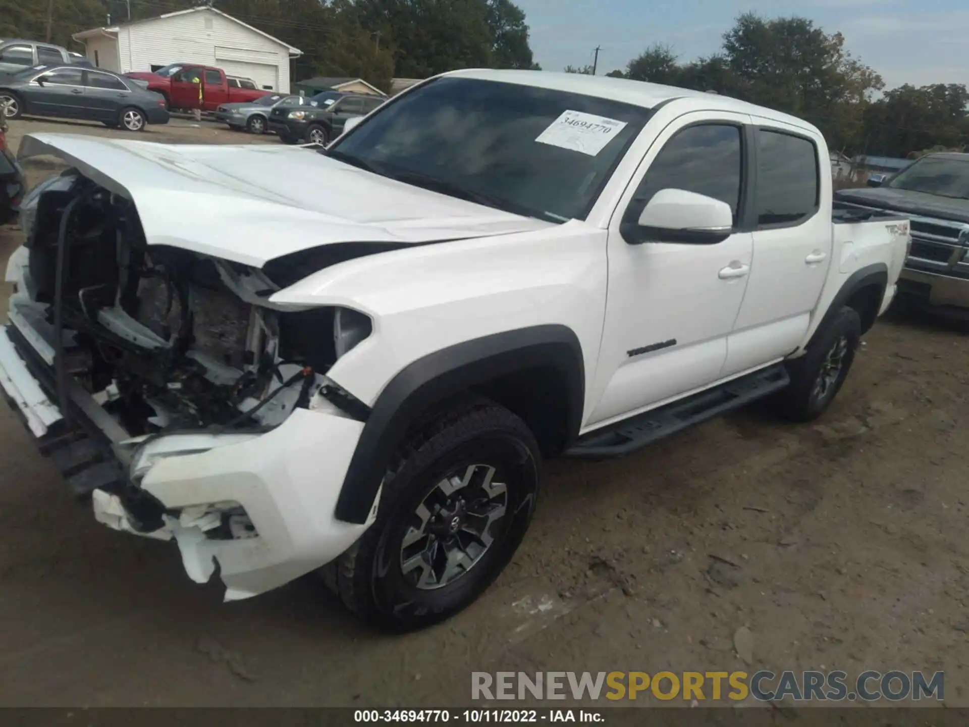 2 Фотография поврежденного автомобиля 3TYCZ5AN6LT004053 TOYOTA TACOMA 4WD 2020