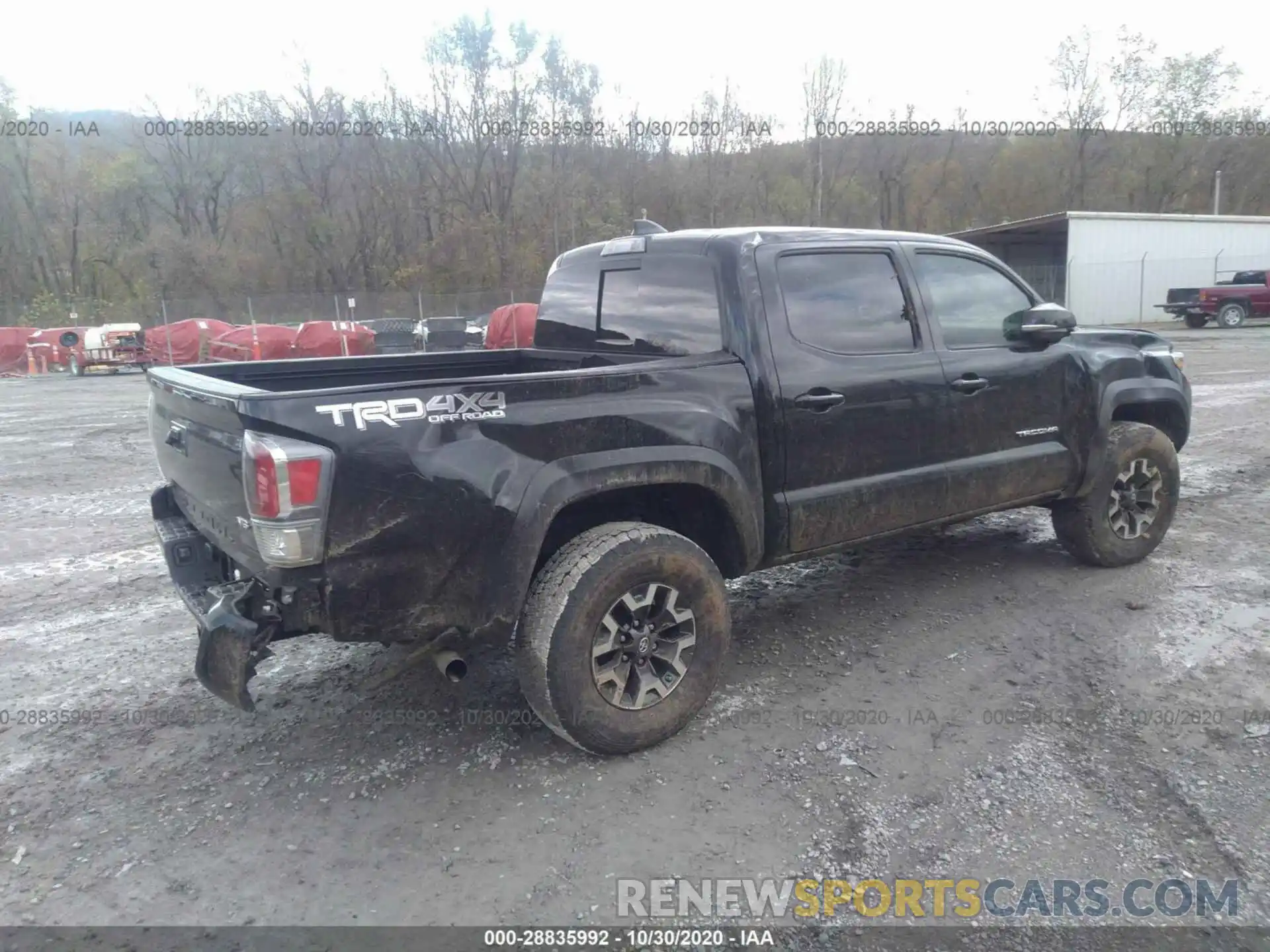 4 Фотография поврежденного автомобиля 3TYCZ5ANXLT006890 TOYOTA TACOMA 4WD 2020