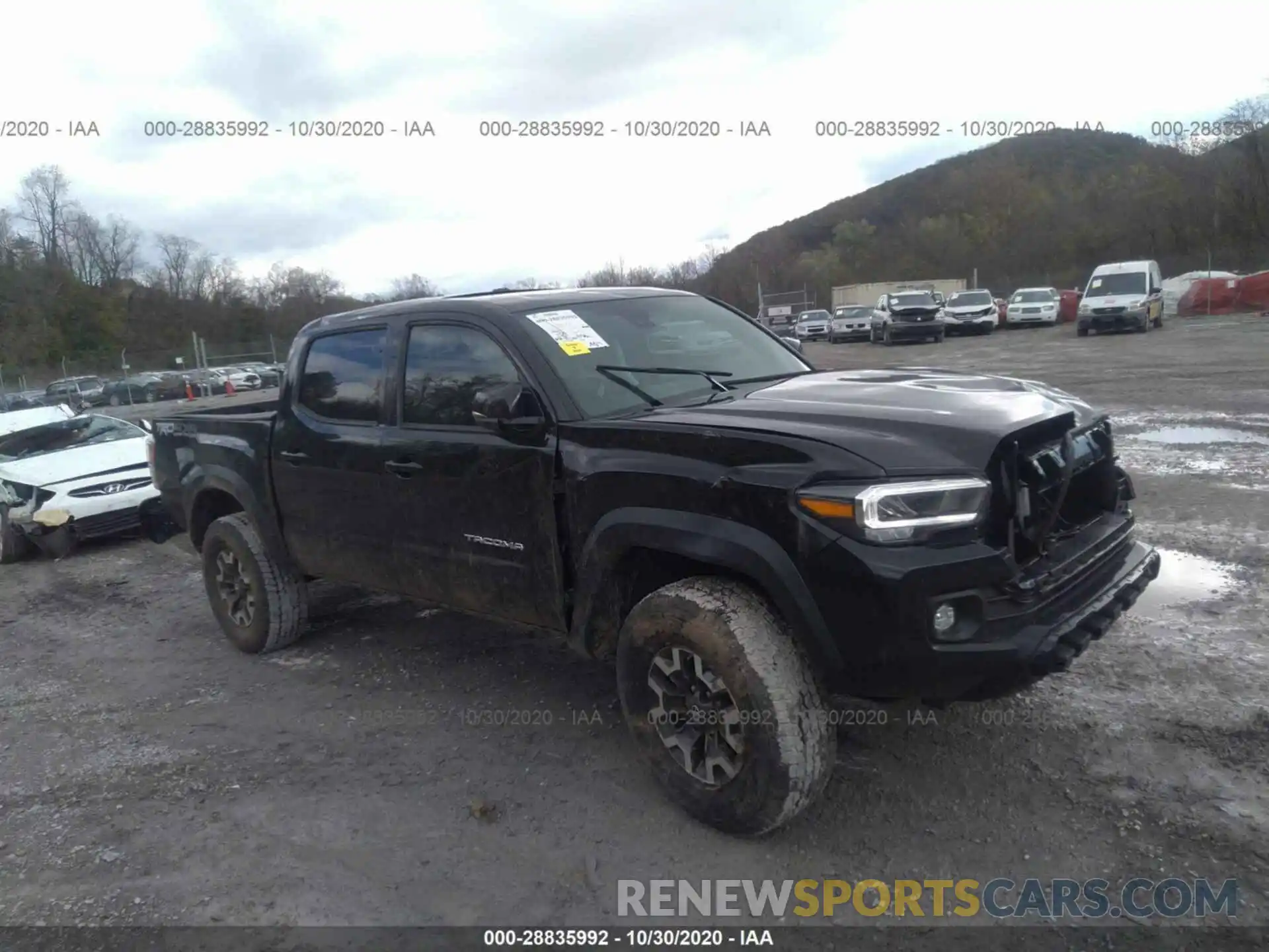 6 Photograph of a damaged car 3TYCZ5ANXLT006890 TOYOTA TACOMA 4WD 2020