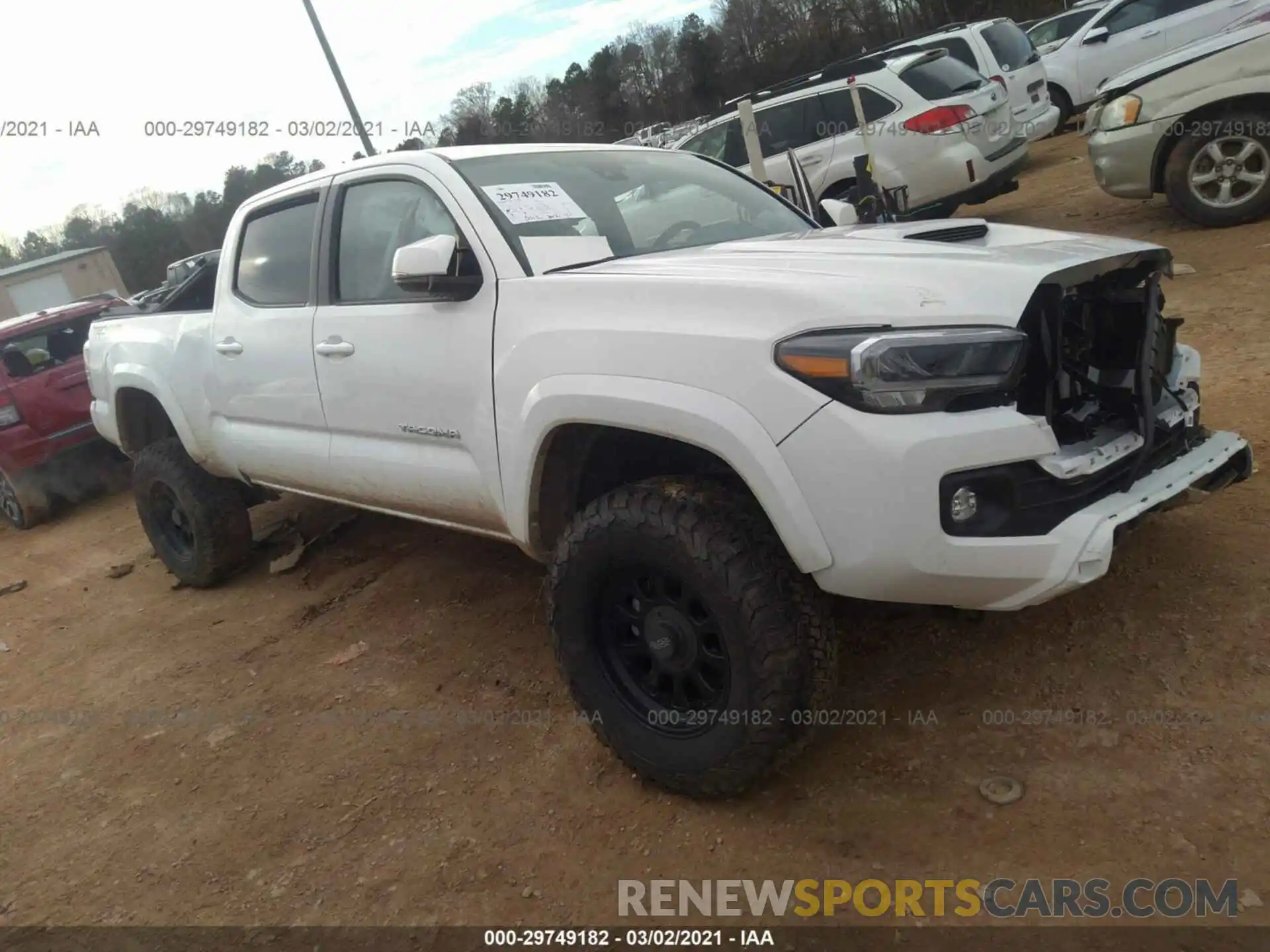 1 Photograph of a damaged car 3TYDZ5BN1LT000205 TOYOTA TACOMA 4WD 2020