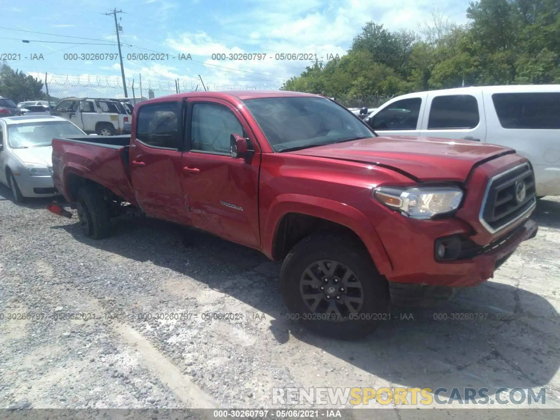 1 Photograph of a damaged car 3TYDZ5BN9LT000159 TOYOTA TACOMA 4WD 2020