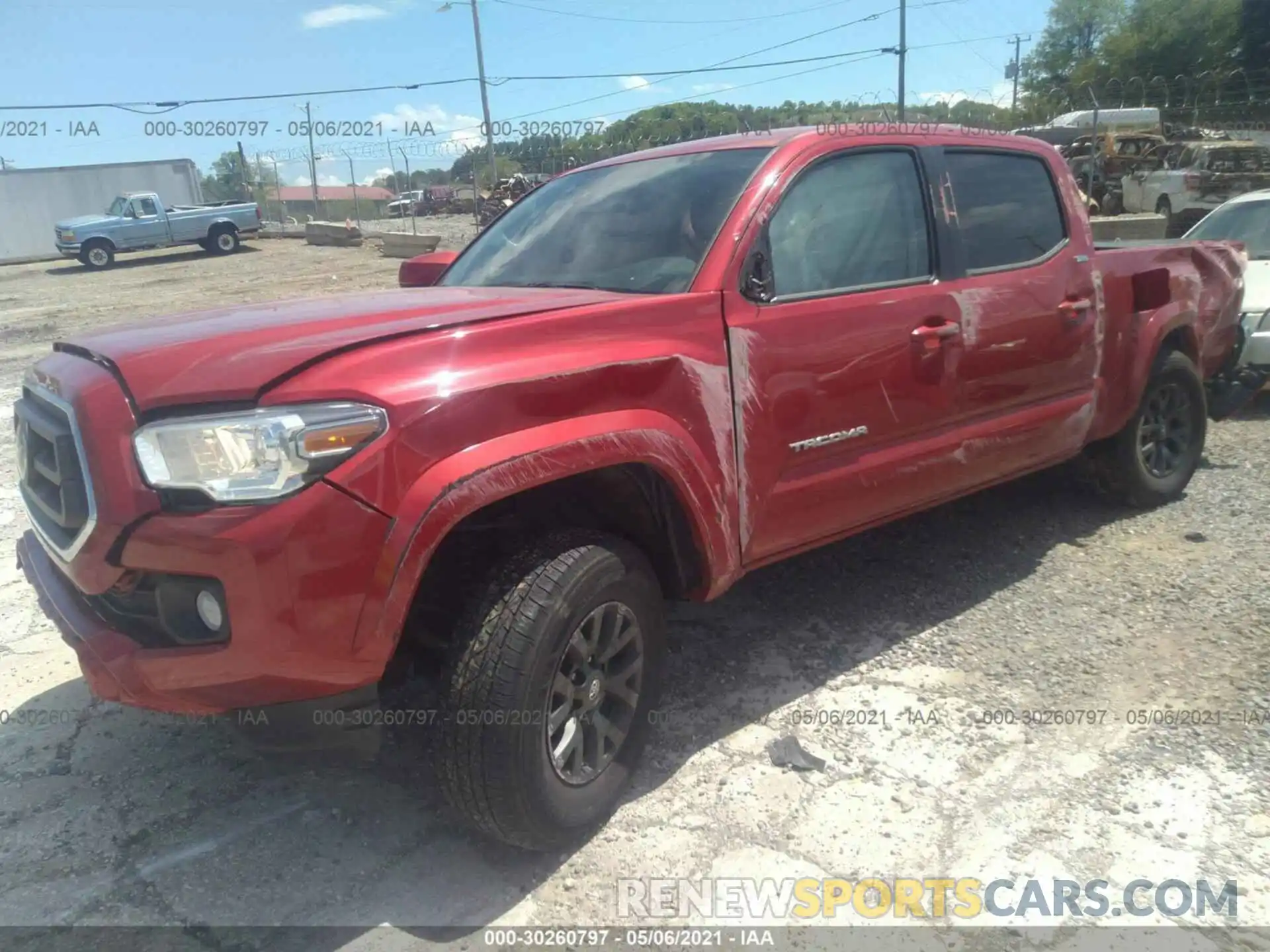 2 Photograph of a damaged car 3TYDZ5BN9LT000159 TOYOTA TACOMA 4WD 2020