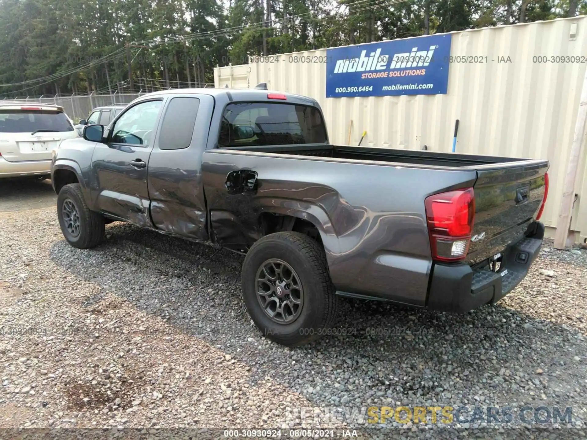 3 Photograph of a damaged car 3TYSX5EN1LT003324 TOYOTA TACOMA 4WD 2020