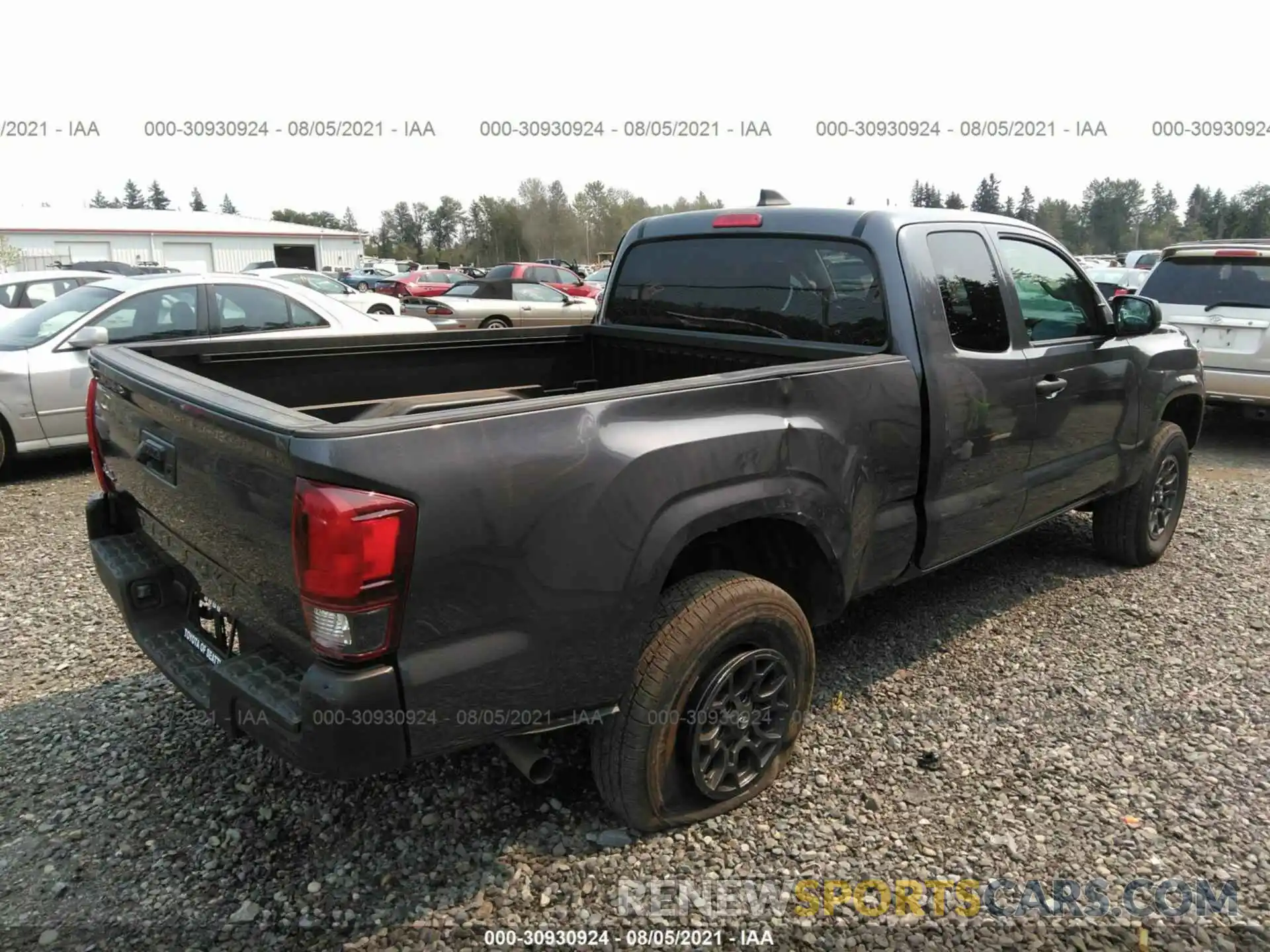 4 Фотография поврежденного автомобиля 3TYSX5EN1LT003324 TOYOTA TACOMA 4WD 2020