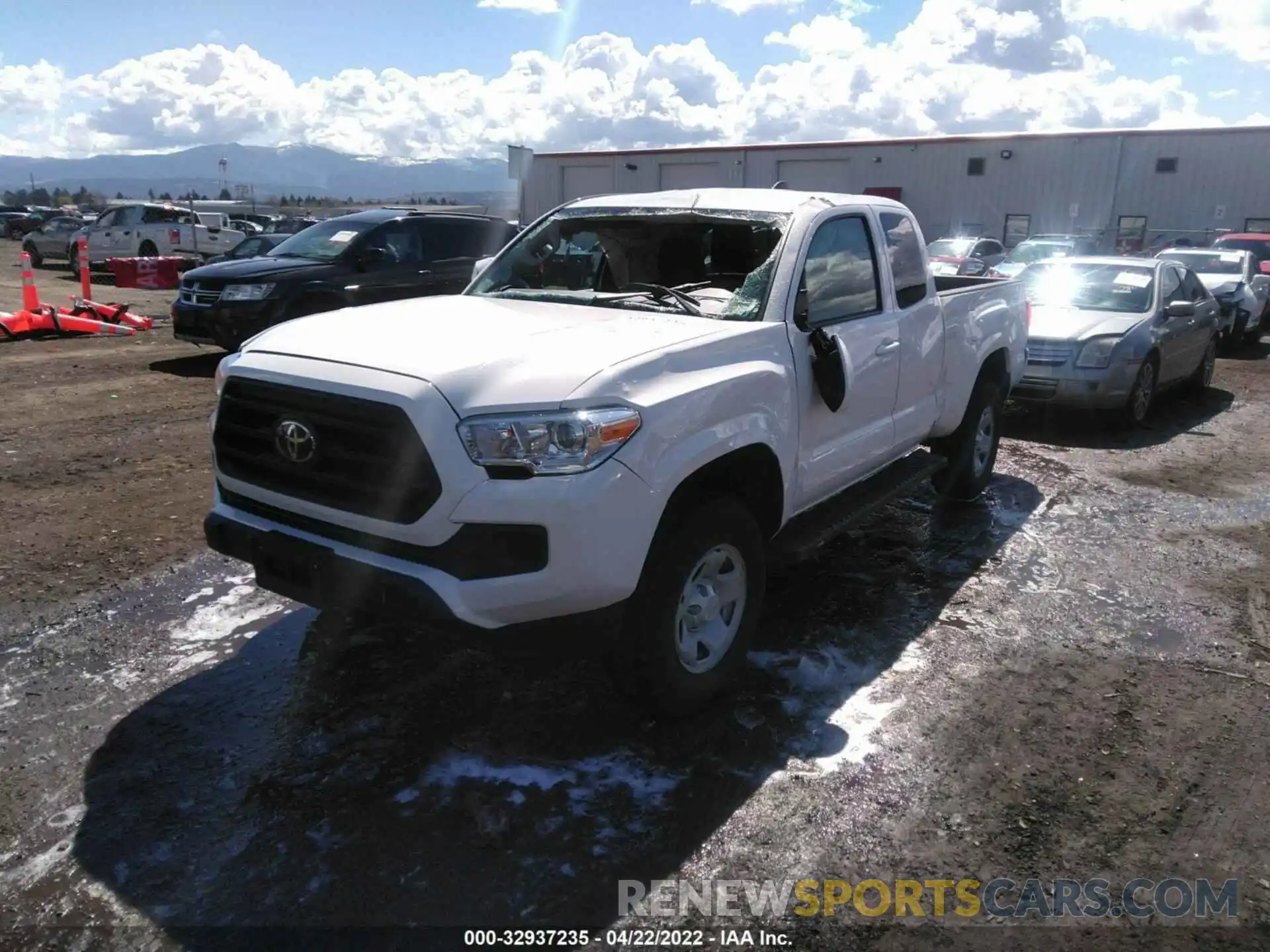 2 Photograph of a damaged car 3TYSX5EN2LT001260 TOYOTA TACOMA 4WD 2020