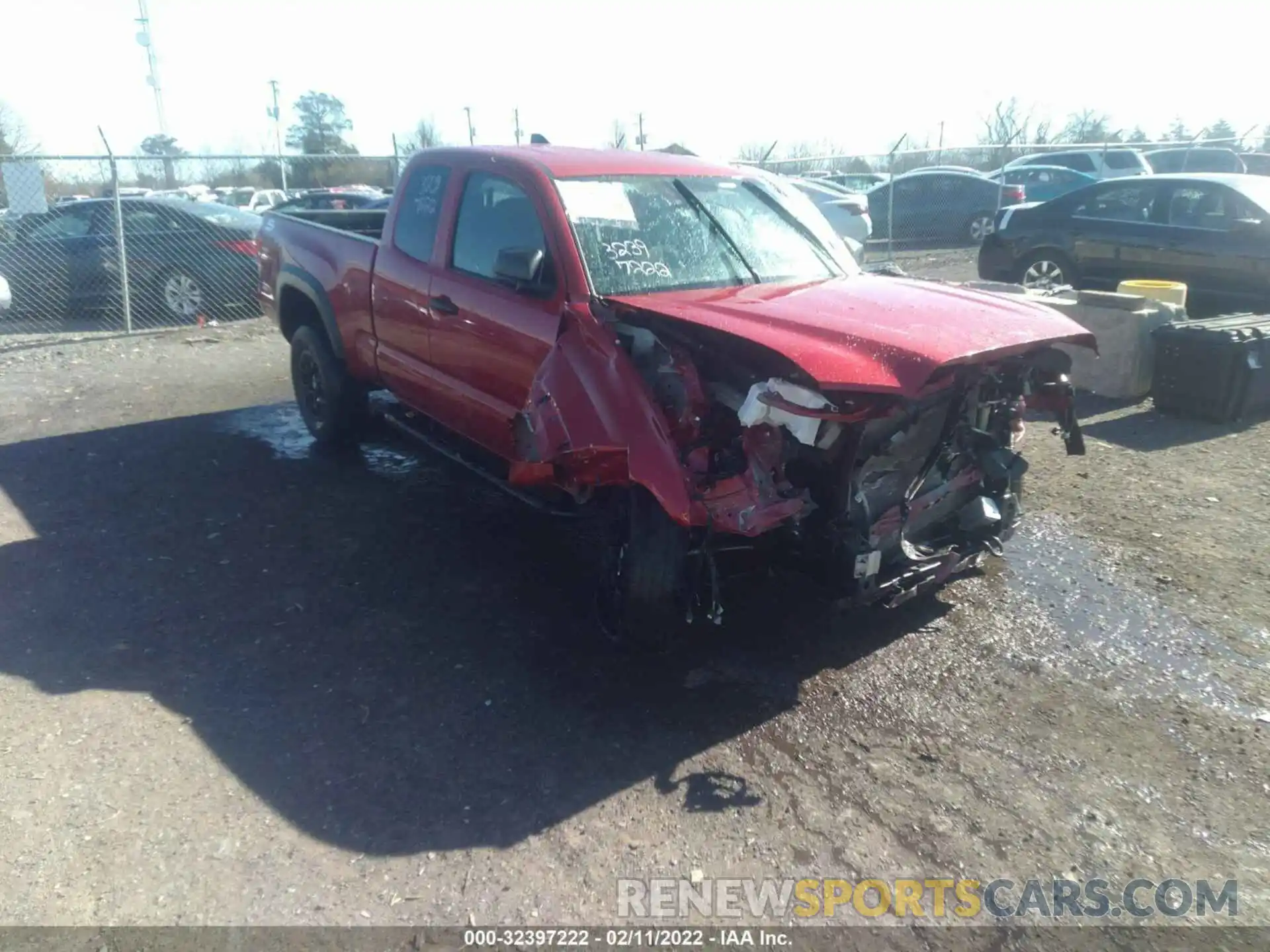 1 Photograph of a damaged car 3TYSX5EN4LT002751 TOYOTA TACOMA 4WD 2020