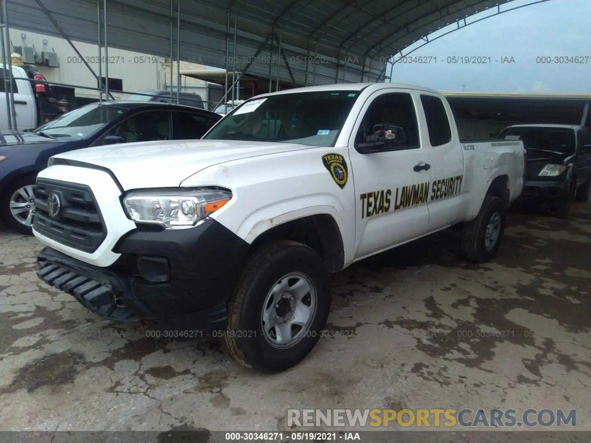 2 Photograph of a damaged car 3TYSX5EN5LT002094 TOYOTA TACOMA 4WD 2020