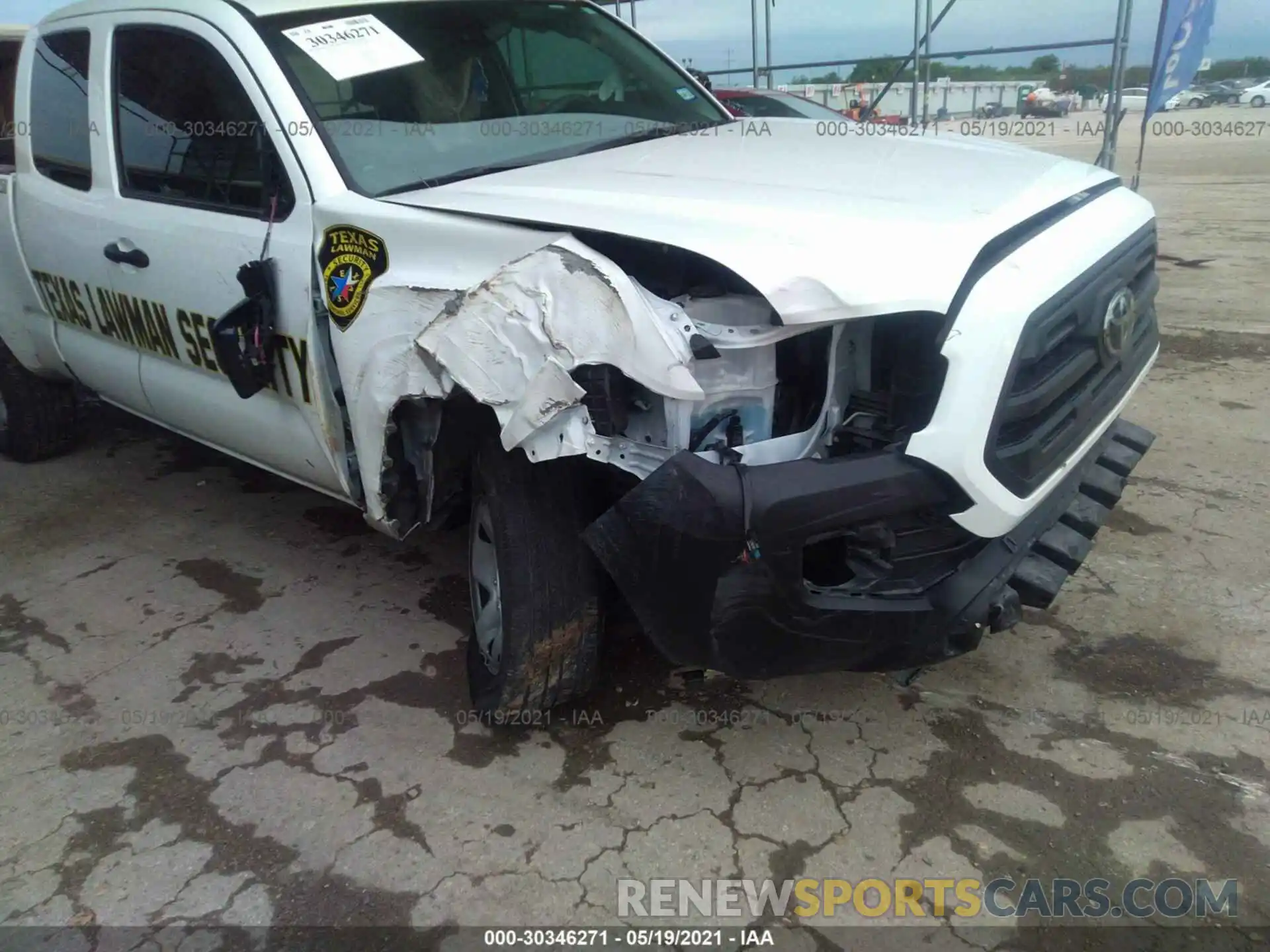 6 Photograph of a damaged car 3TYSX5EN5LT002094 TOYOTA TACOMA 4WD 2020