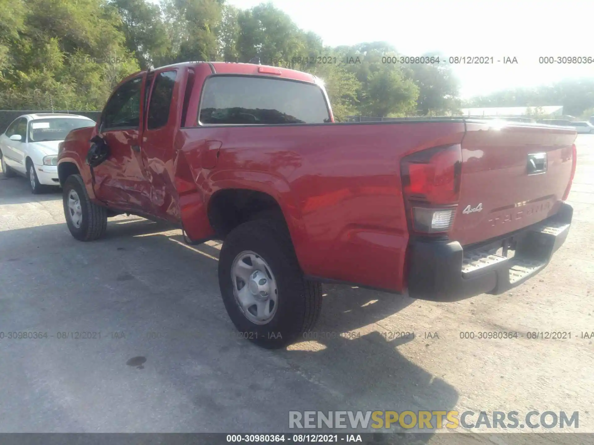 3 Photograph of a damaged car 3TYSX5EN5LT003407 TOYOTA TACOMA 4WD 2020