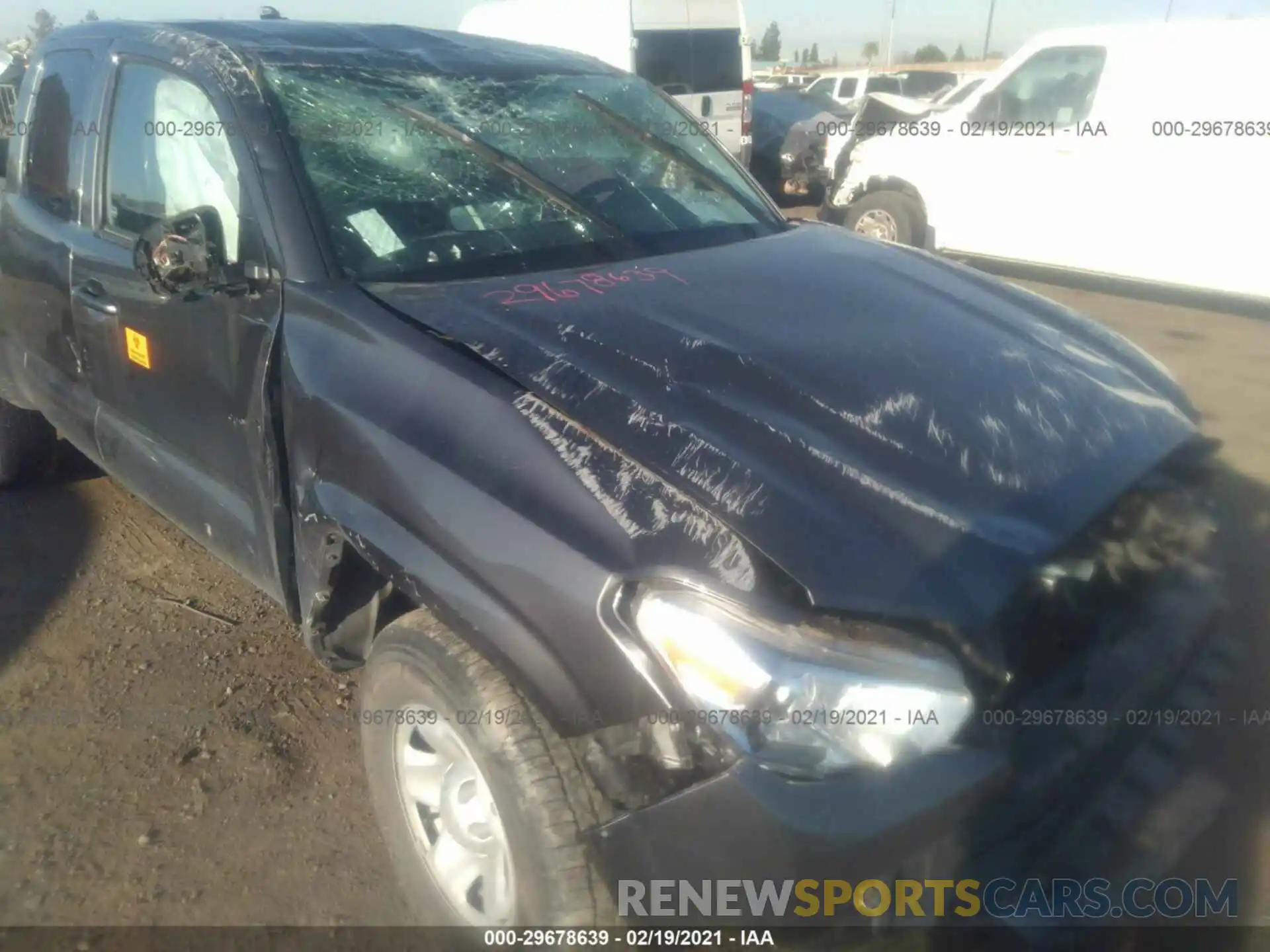 6 Photograph of a damaged car 3TYSX5EN7LT000654 TOYOTA TACOMA 4WD 2020