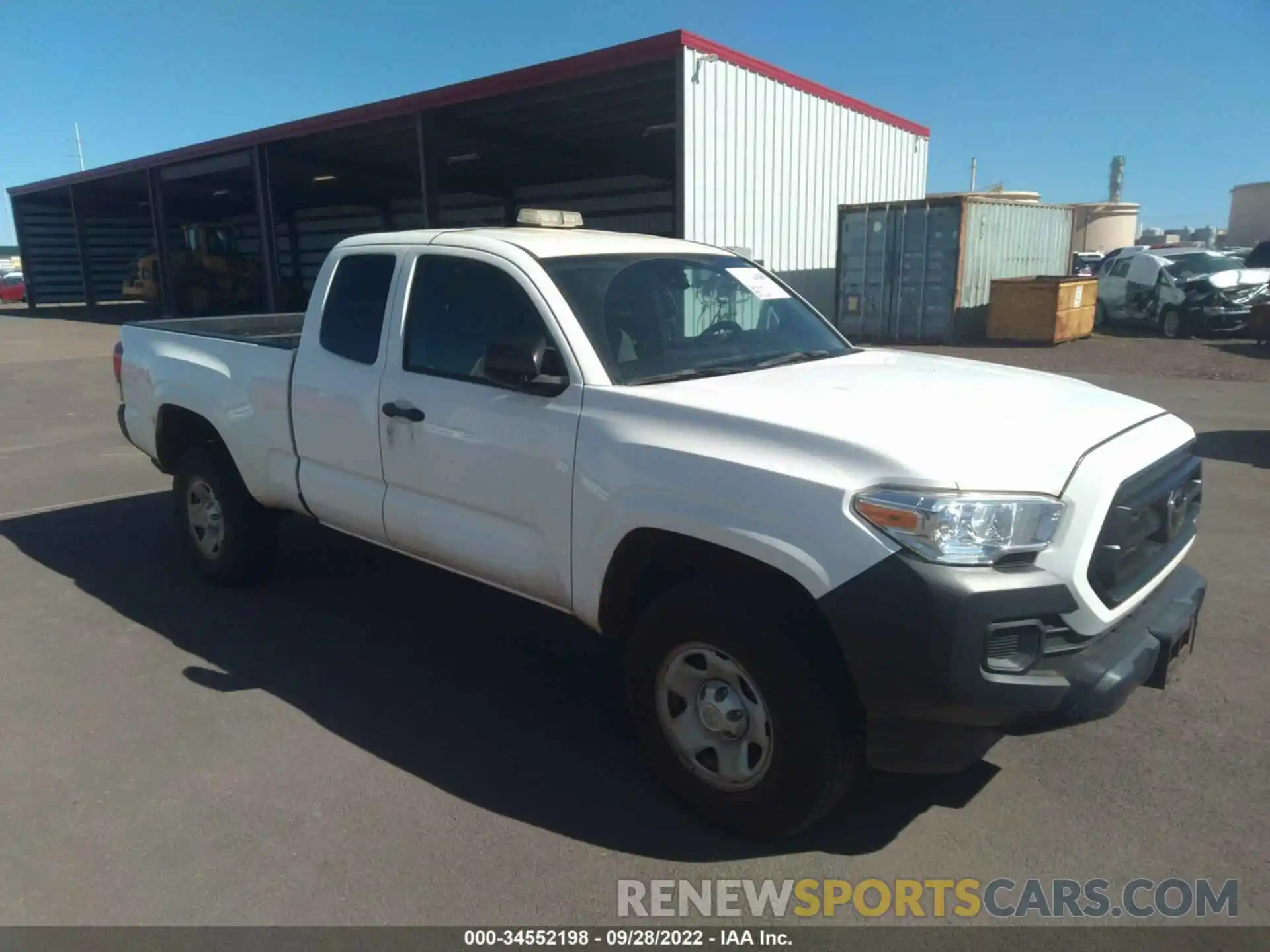 1 Photograph of a damaged car 3TYSX5EN7LT002646 TOYOTA TACOMA 4WD 2020