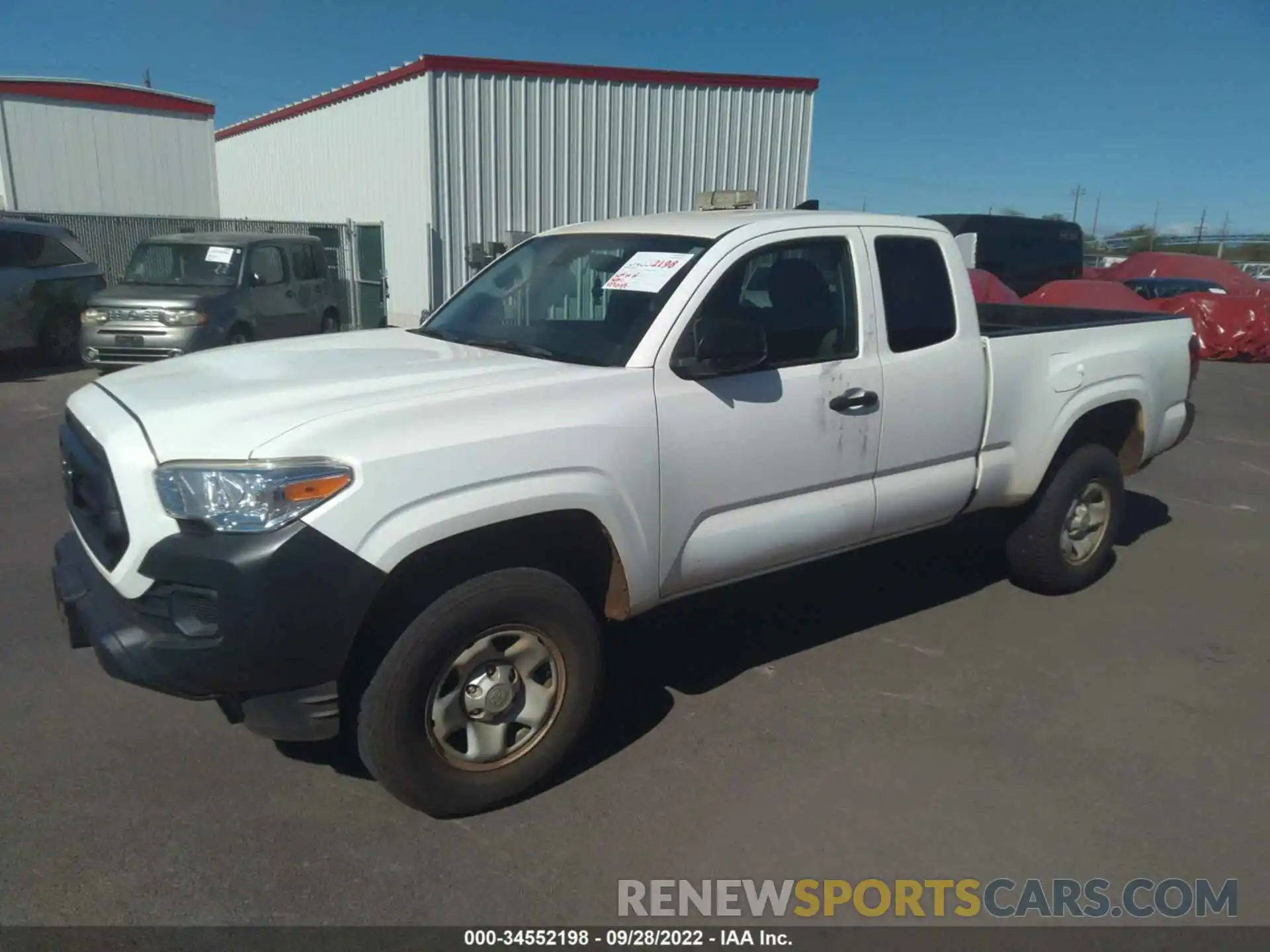 2 Photograph of a damaged car 3TYSX5EN7LT002646 TOYOTA TACOMA 4WD 2020