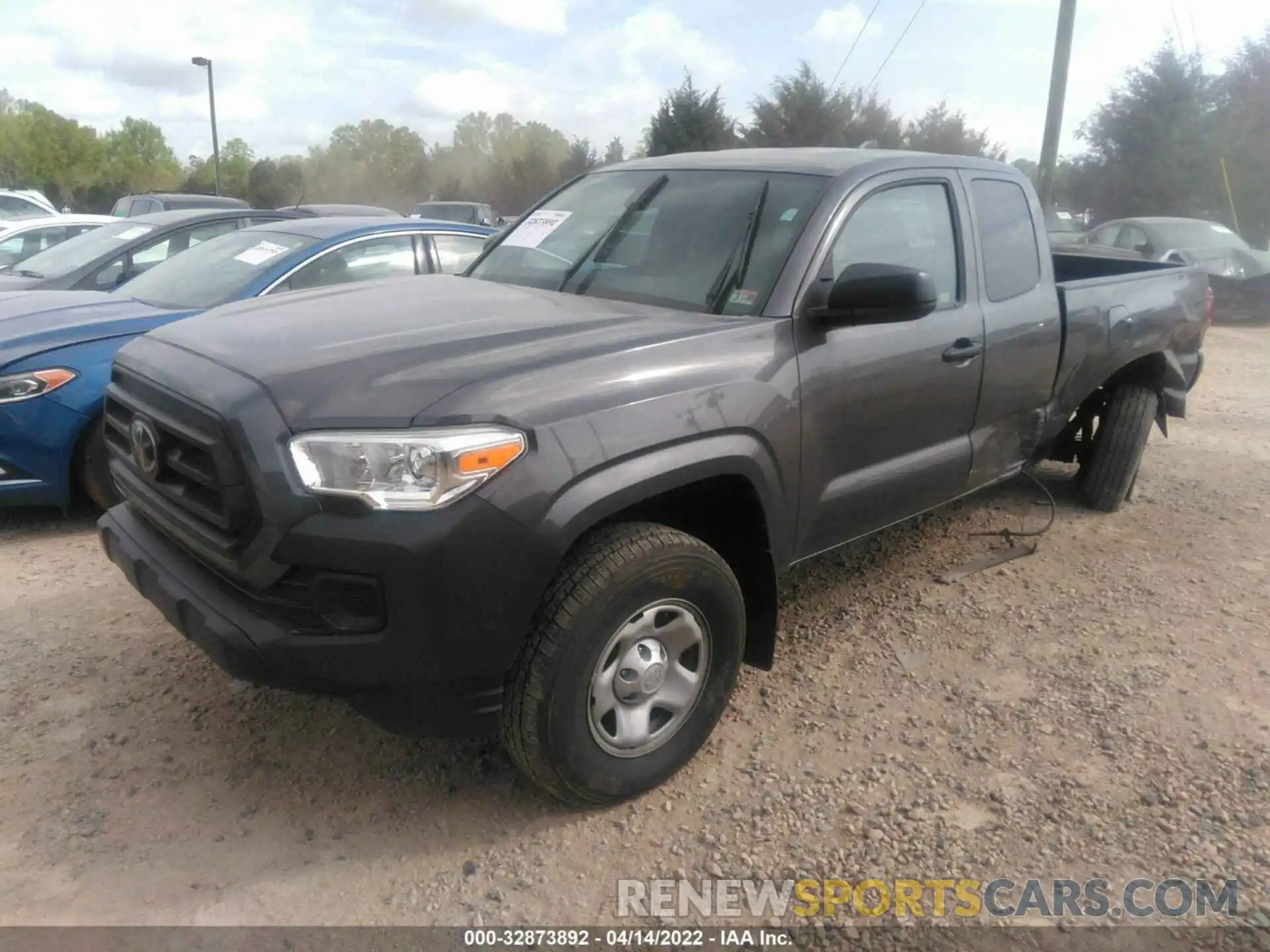 2 Photograph of a damaged car 3TYSX5EN9LT000574 TOYOTA TACOMA 4WD 2020