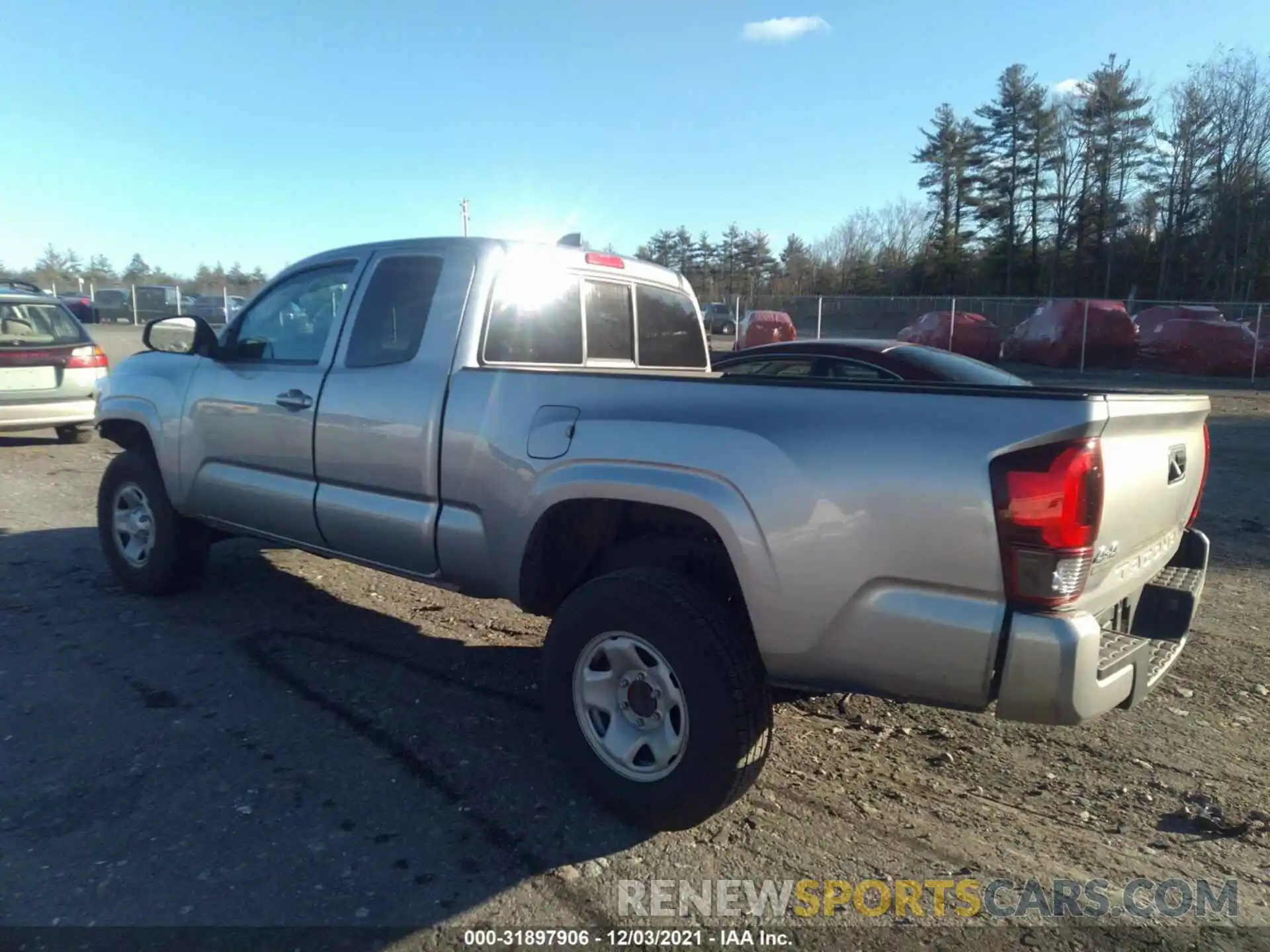 3 Photograph of a damaged car 3TYSX5ENXLT000650 TOYOTA TACOMA 4WD 2020