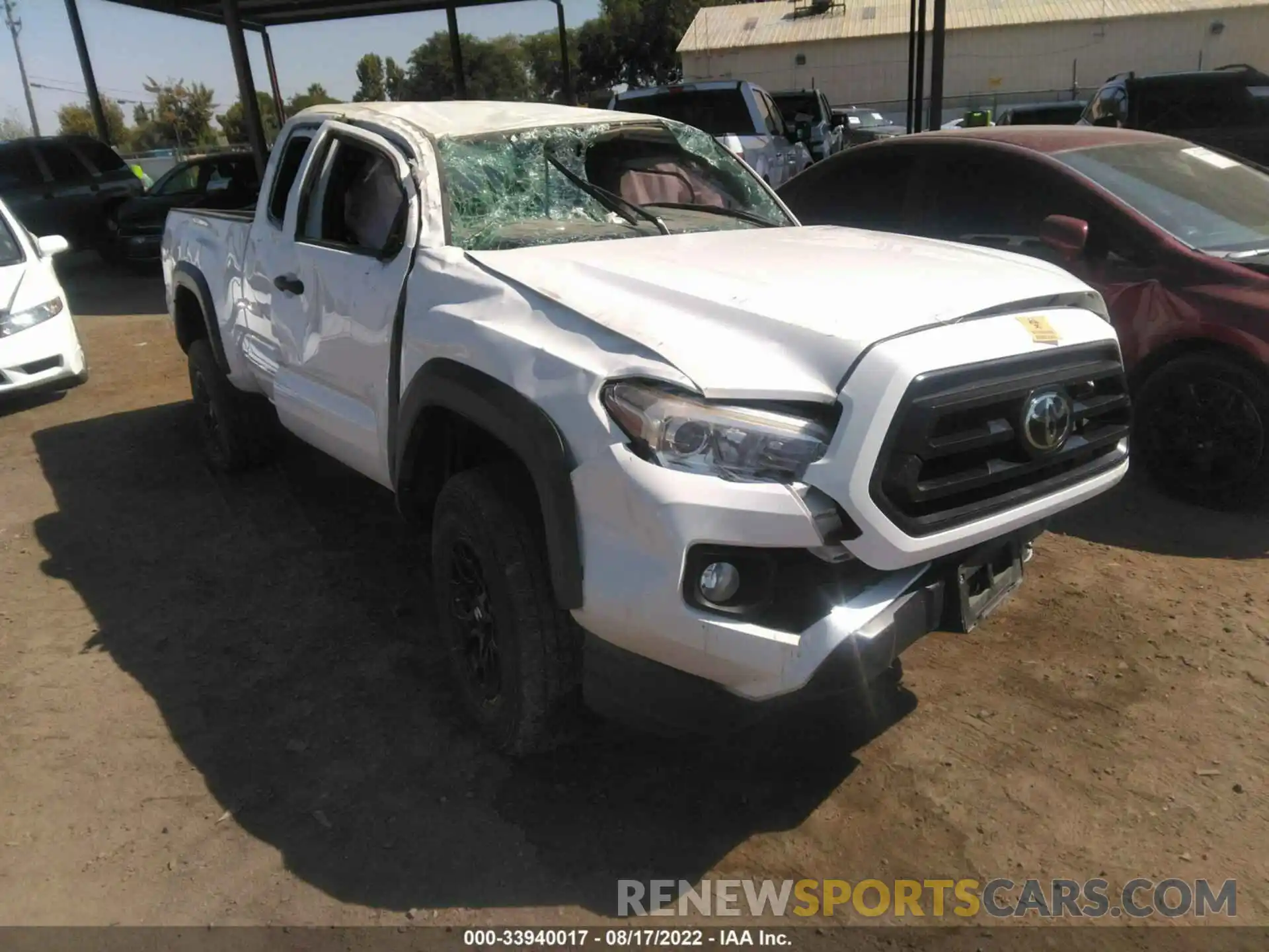 1 Photograph of a damaged car 3TYSZ5AN3LT000232 TOYOTA TACOMA 4WD 2020