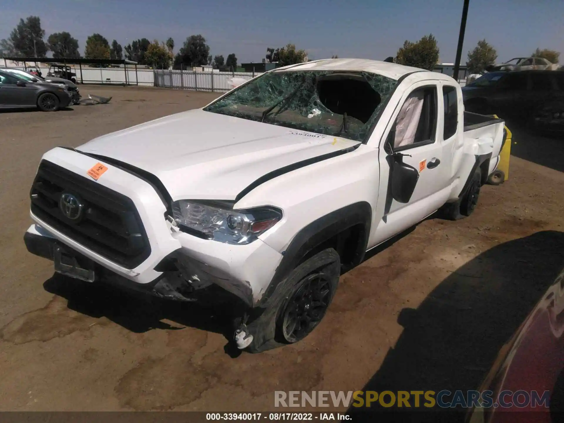 2 Photograph of a damaged car 3TYSZ5AN3LT000232 TOYOTA TACOMA 4WD 2020