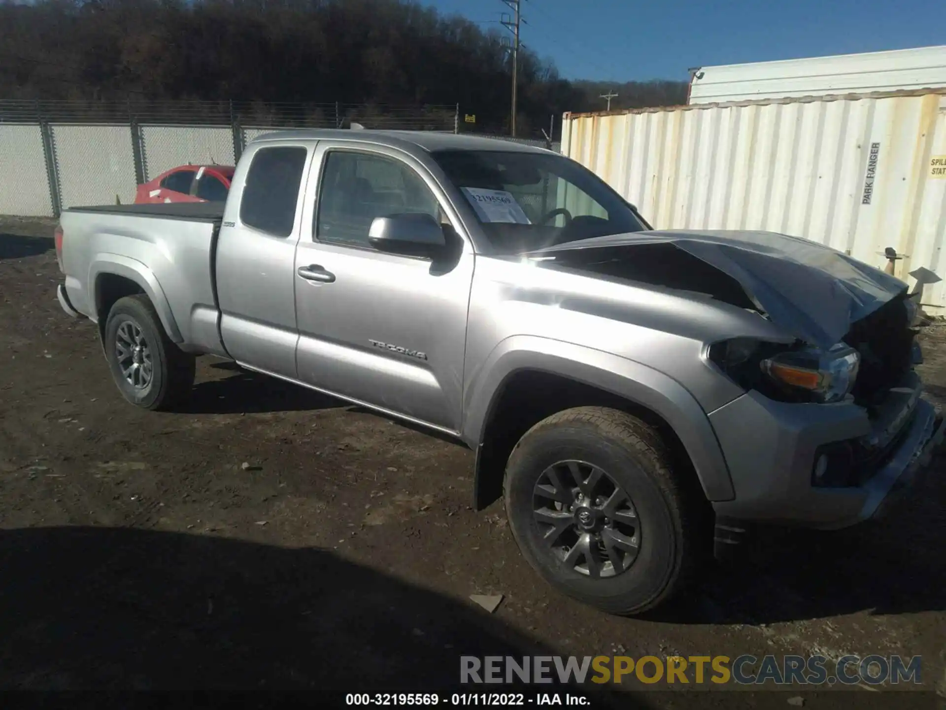 1 Photograph of a damaged car 3TYSZ5AN3LT001042 TOYOTA TACOMA 4WD 2020