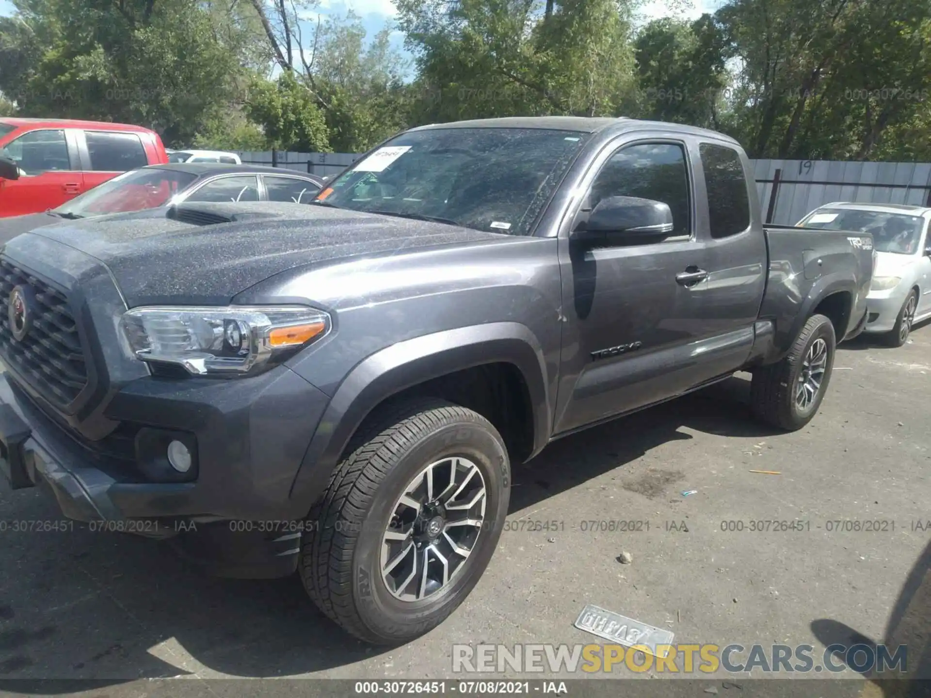 2 Photograph of a damaged car 3TYSZ5AN3LT004507 TOYOTA TACOMA 4WD 2020