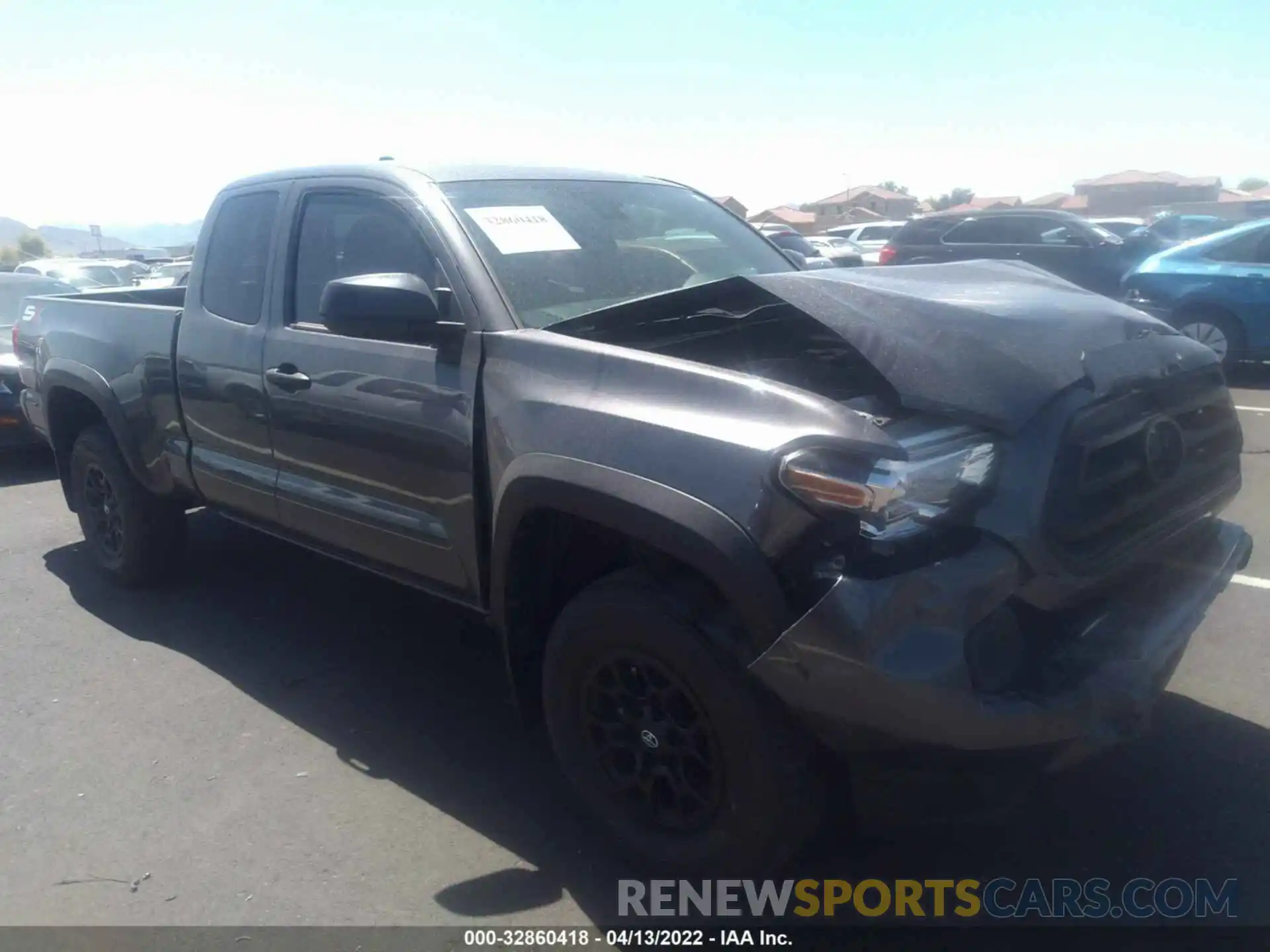 1 Photograph of a damaged car 3TYSZ5AN4LT001549 TOYOTA TACOMA 4WD 2020