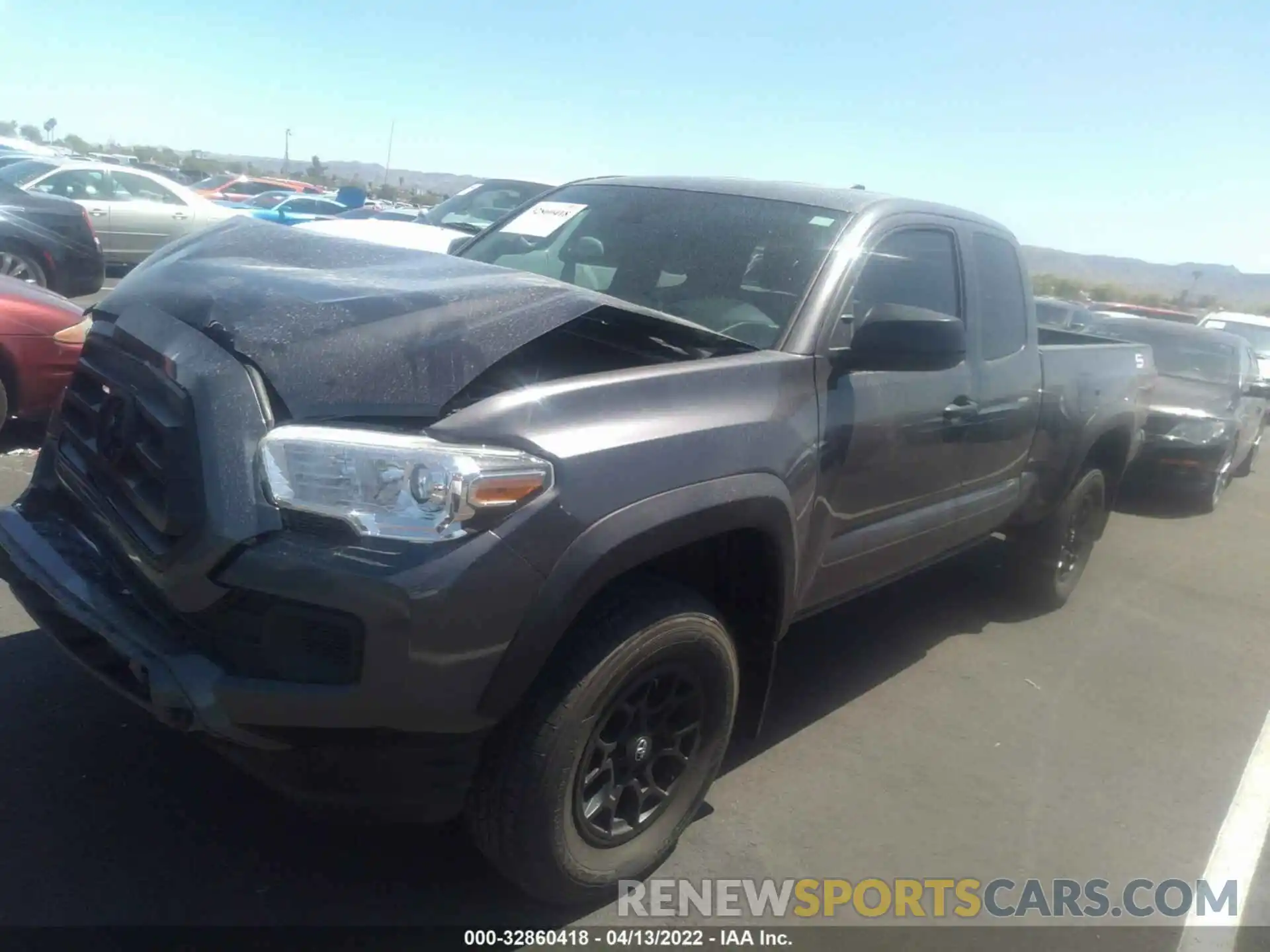 2 Photograph of a damaged car 3TYSZ5AN4LT001549 TOYOTA TACOMA 4WD 2020