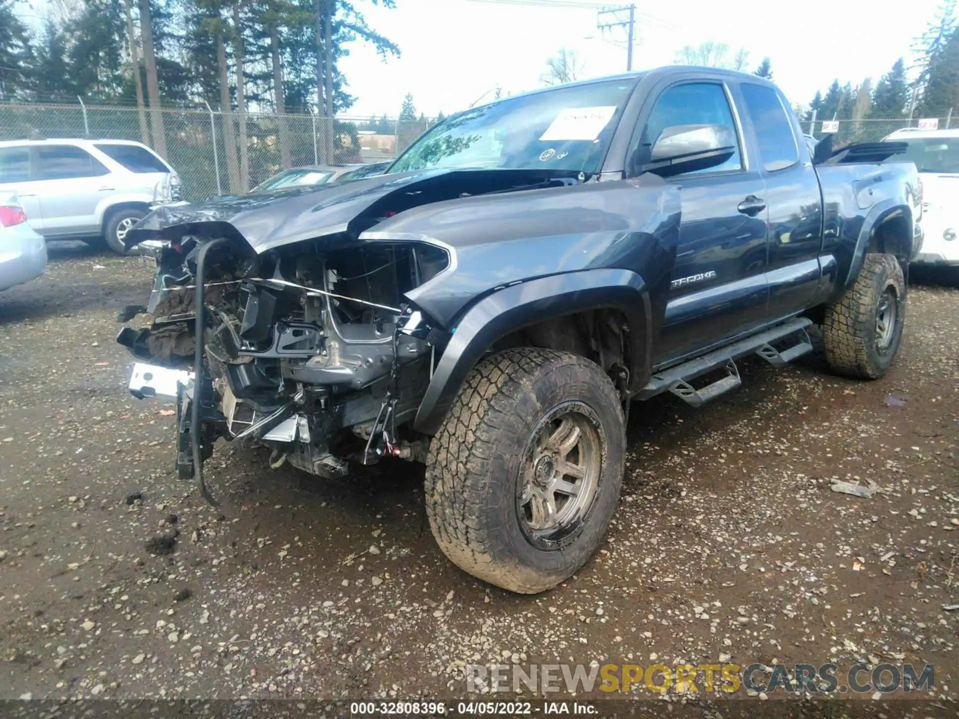 2 Photograph of a damaged car 3TYSZ5AN5LT006291 TOYOTA TACOMA 4WD 2020