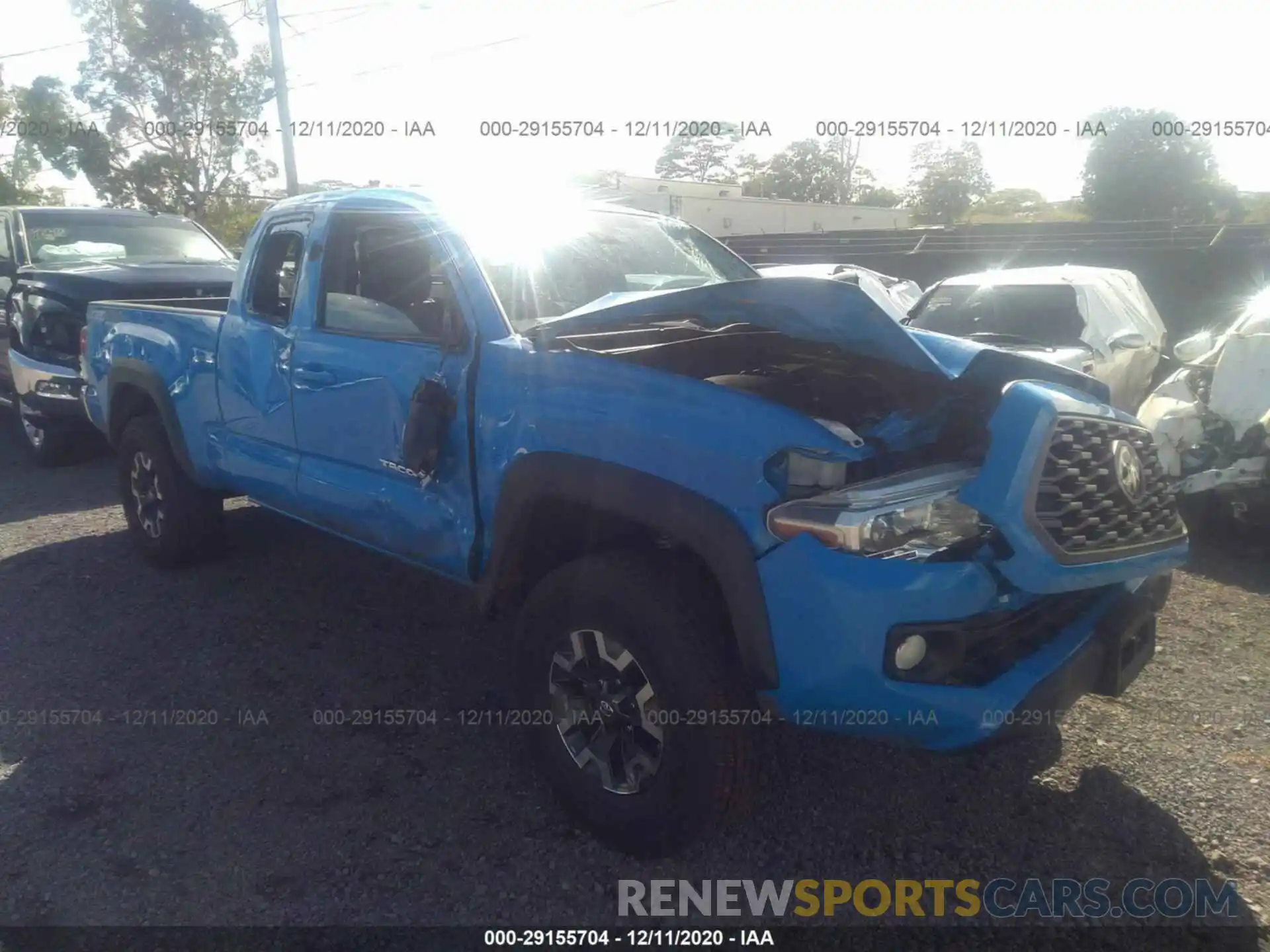 1 Photograph of a damaged car 3TYSZ5AN9LT003250 TOYOTA TACOMA 4WD 2020