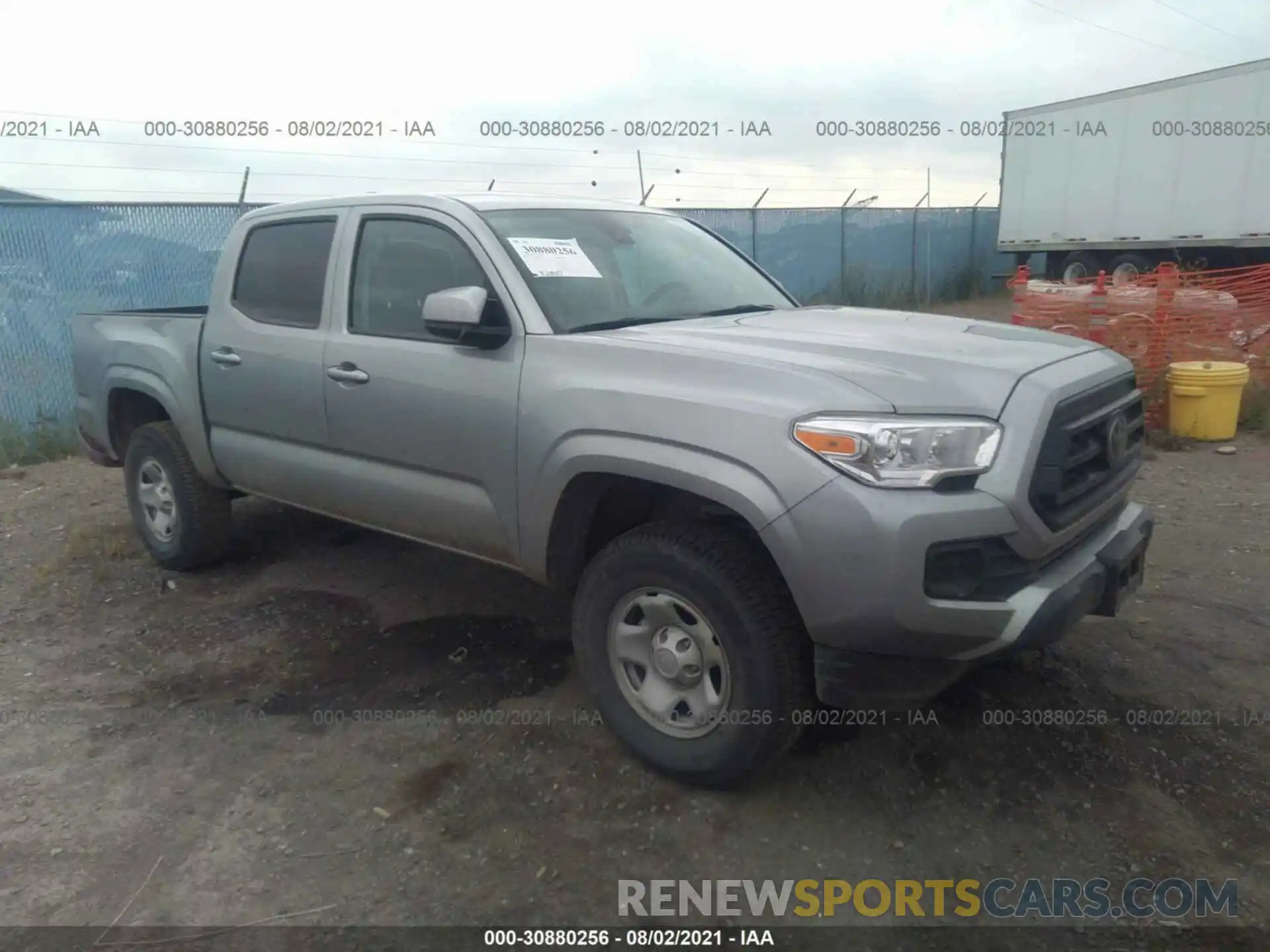 1 Photograph of a damaged car 5TFCZ5AN0LX213486 TOYOTA TACOMA 4WD 2020