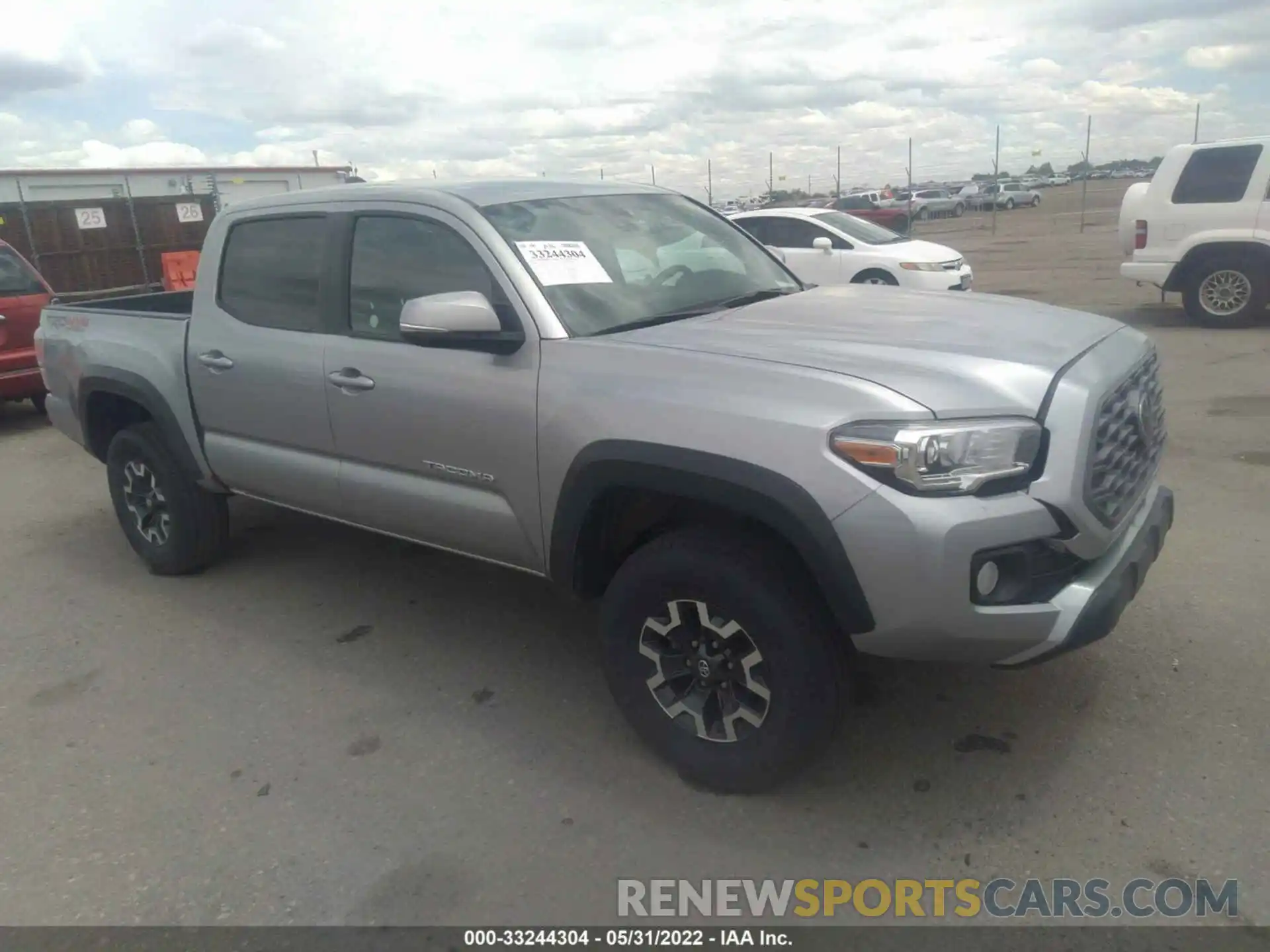 1 Photograph of a damaged car 5TFCZ5AN1LX213528 TOYOTA TACOMA 4WD 2020