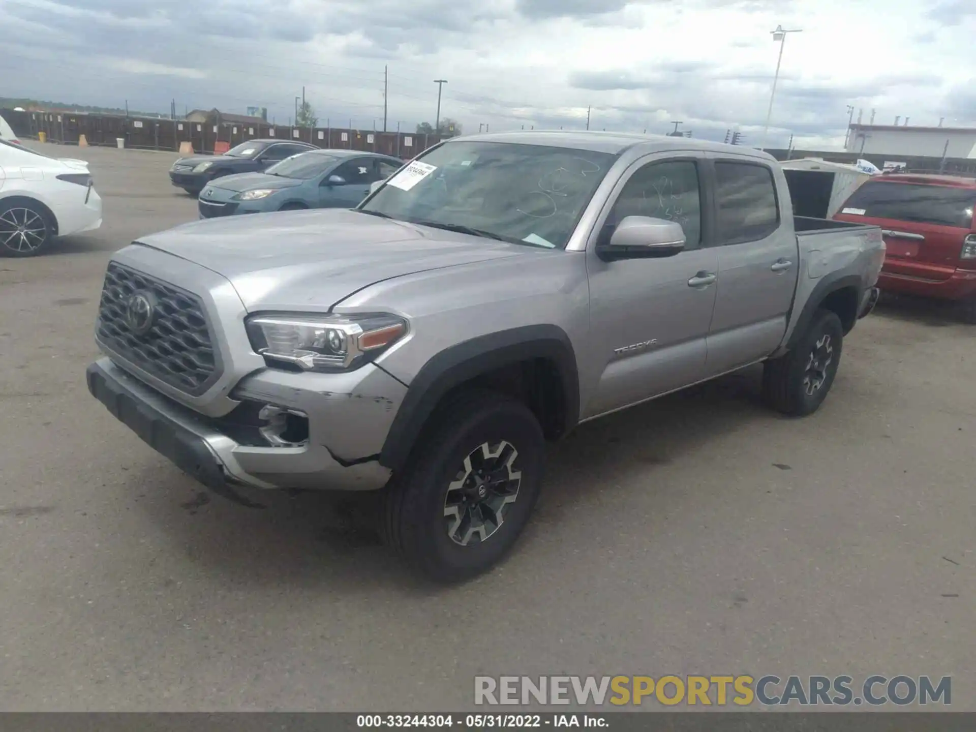 2 Photograph of a damaged car 5TFCZ5AN1LX213528 TOYOTA TACOMA 4WD 2020