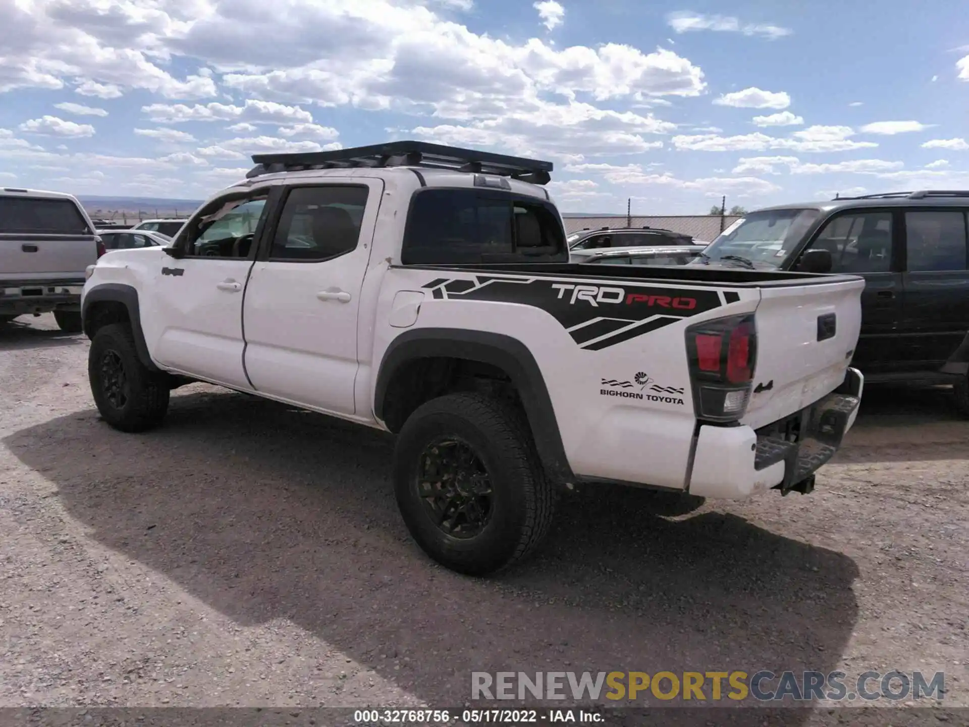 3 Photograph of a damaged car 5TFCZ5AN1LX221869 TOYOTA TACOMA 4WD 2020