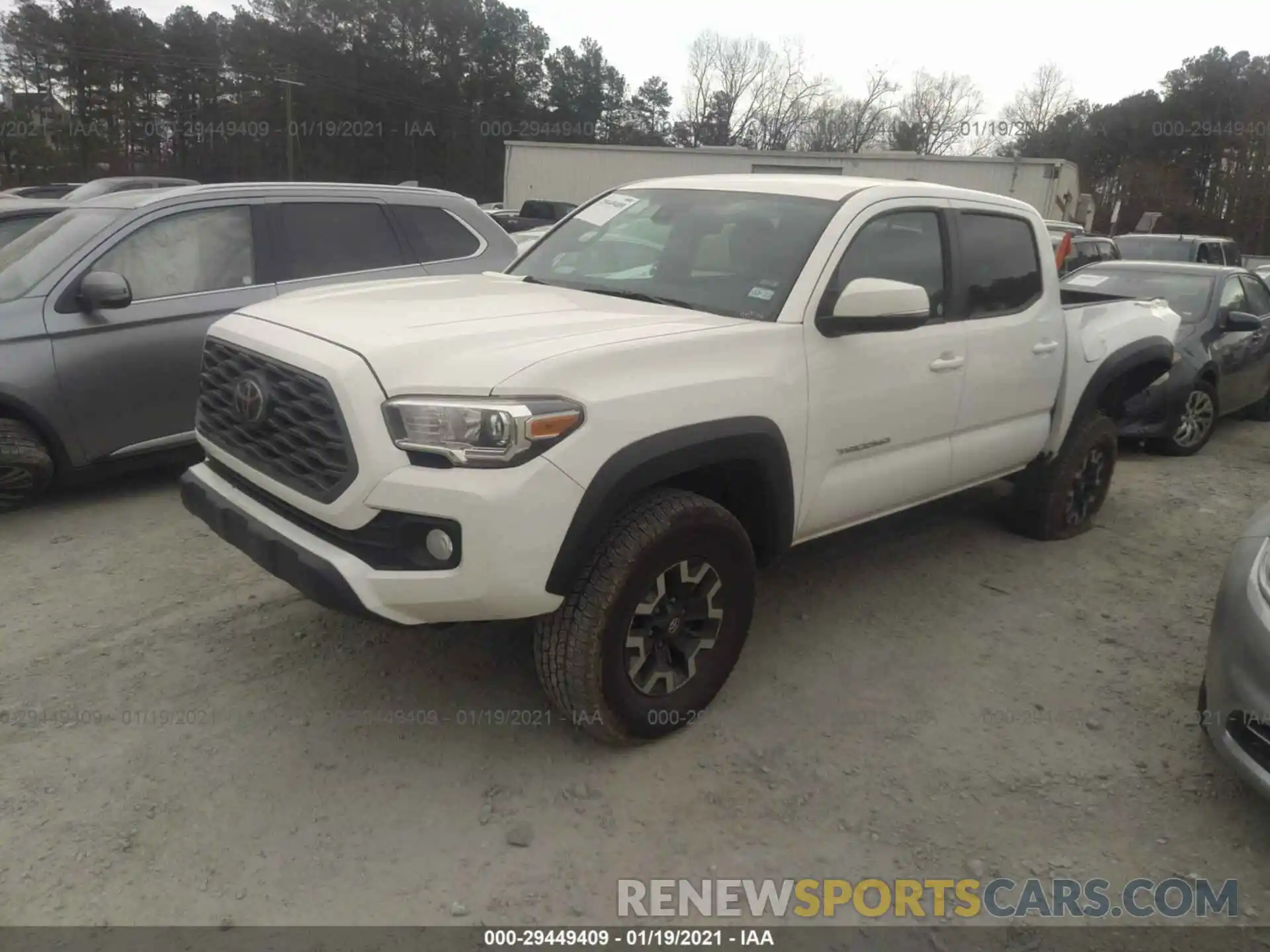 2 Photograph of a damaged car 5TFCZ5AN1LX230507 TOYOTA TACOMA 4WD 2020