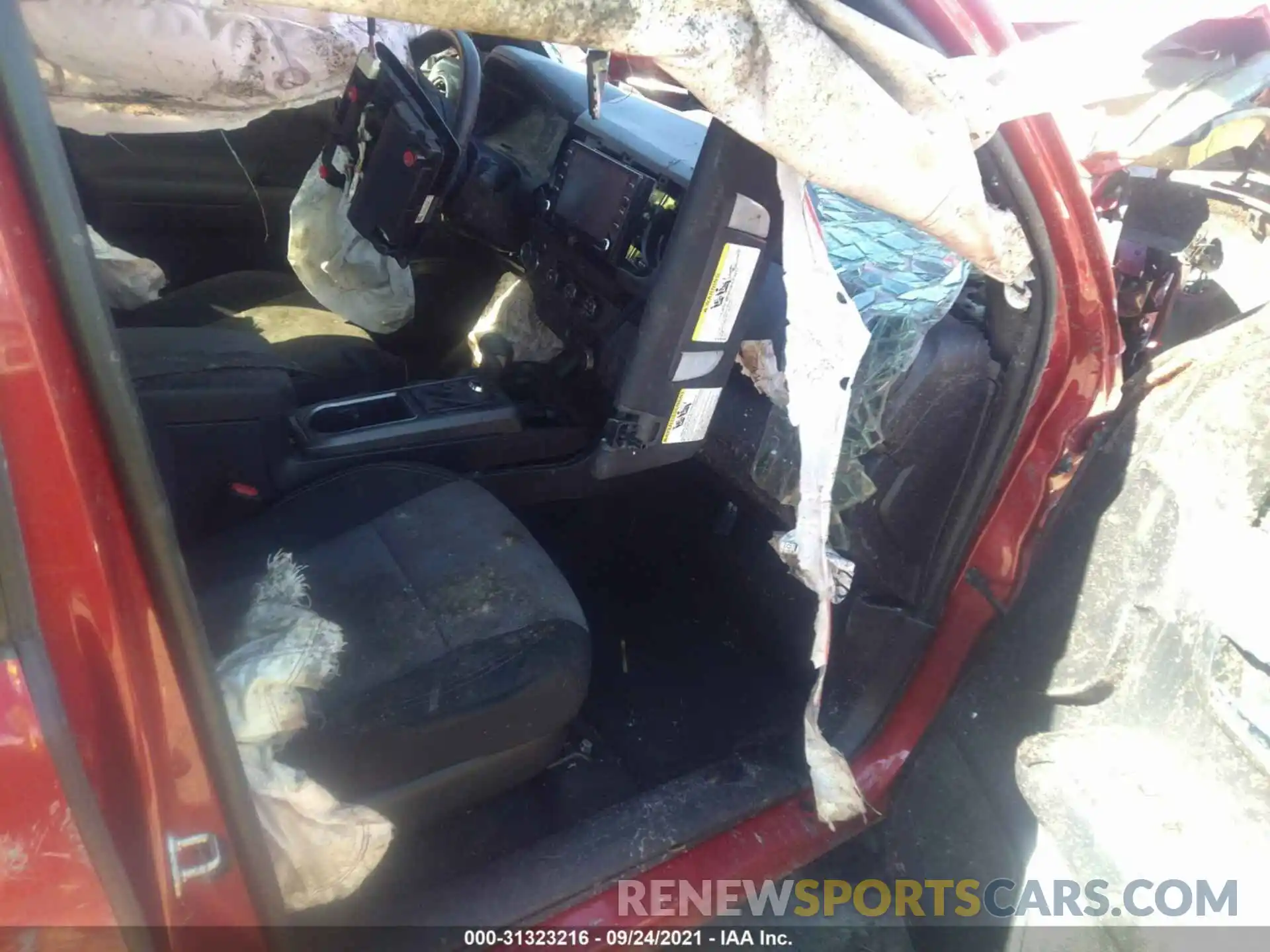 5 Photograph of a damaged car 5TFCZ5AN1LX242513 TOYOTA TACOMA 4WD 2020