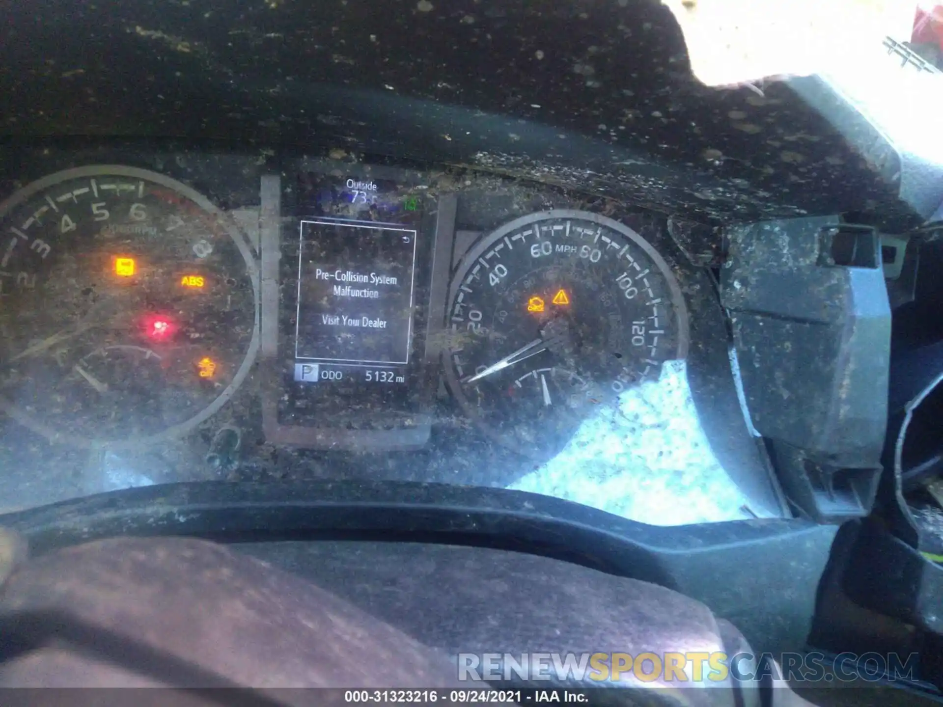 7 Photograph of a damaged car 5TFCZ5AN1LX242513 TOYOTA TACOMA 4WD 2020