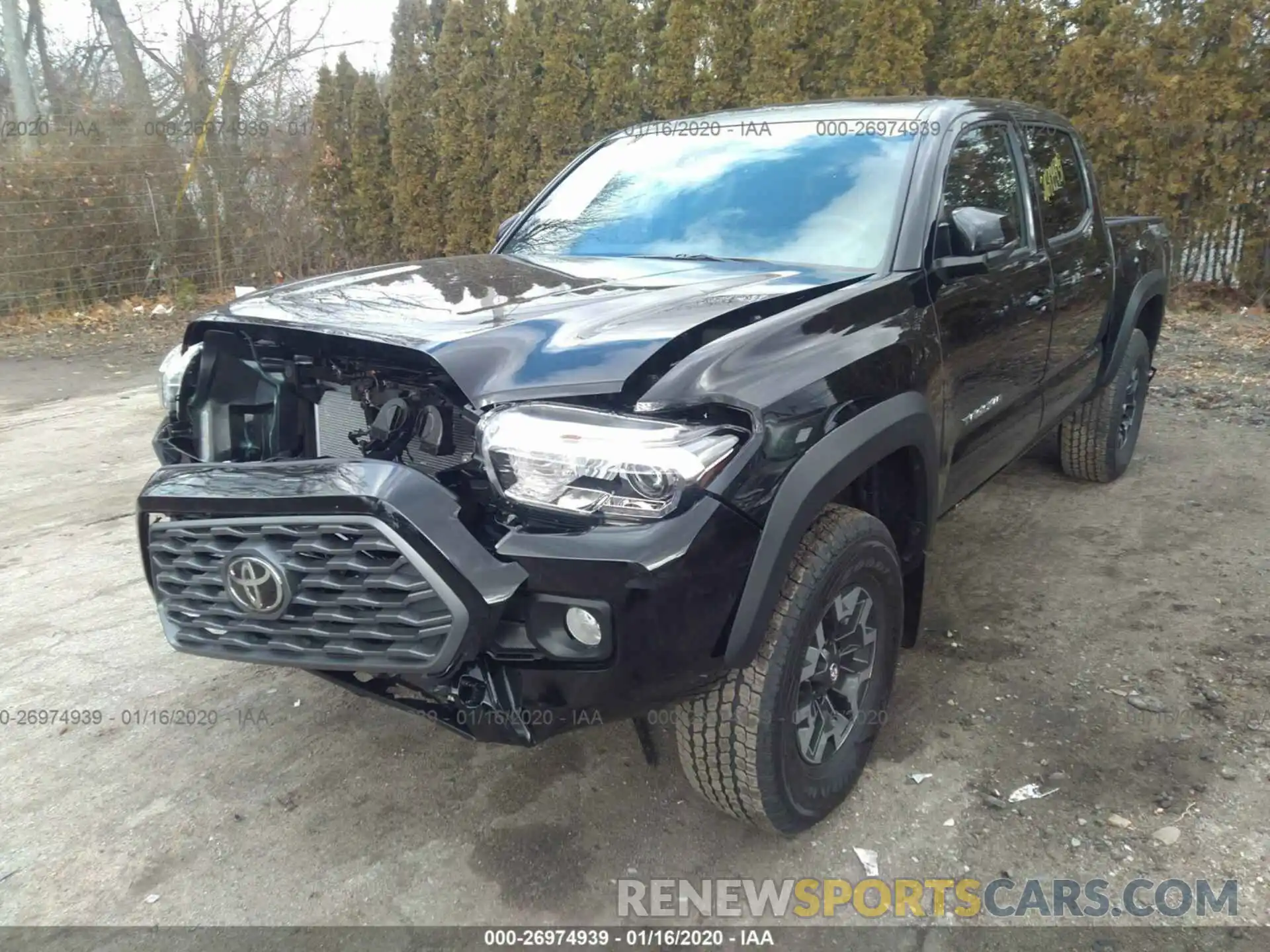 2 Фотография поврежденного автомобиля 5TFCZ5AN2LX222352 TOYOTA TACOMA 4WD 2020