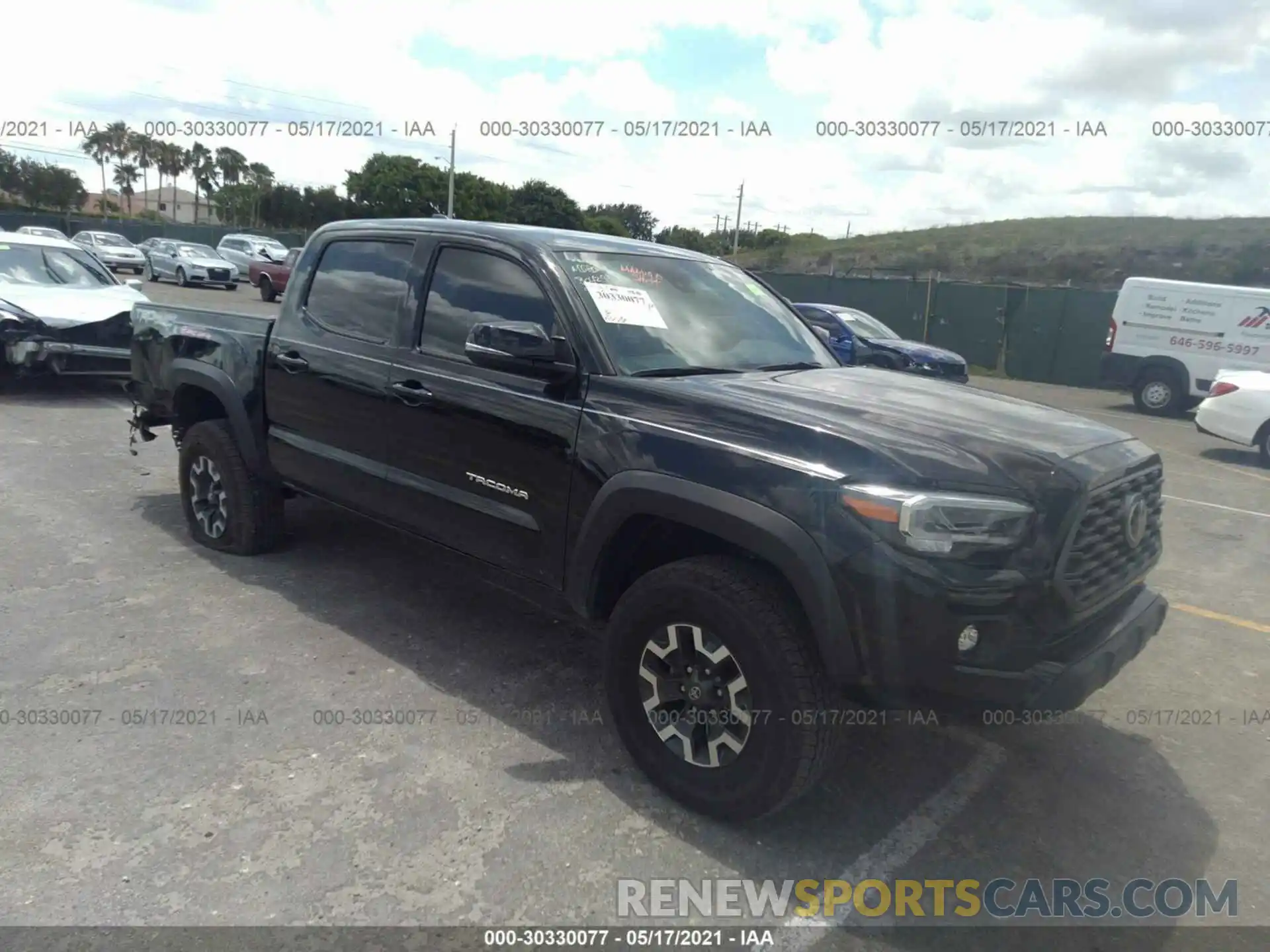 1 Photograph of a damaged car 5TFCZ5AN3LX234123 TOYOTA TACOMA 4WD 2020