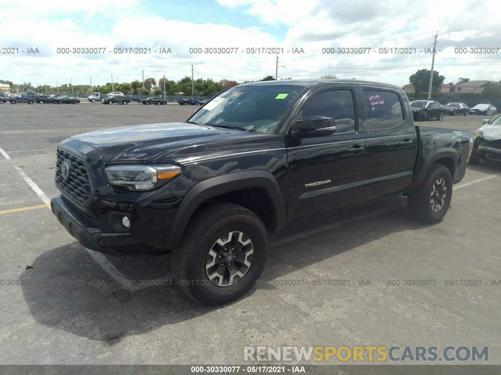 2 Photograph of a damaged car 5TFCZ5AN3LX234123 TOYOTA TACOMA 4WD 2020