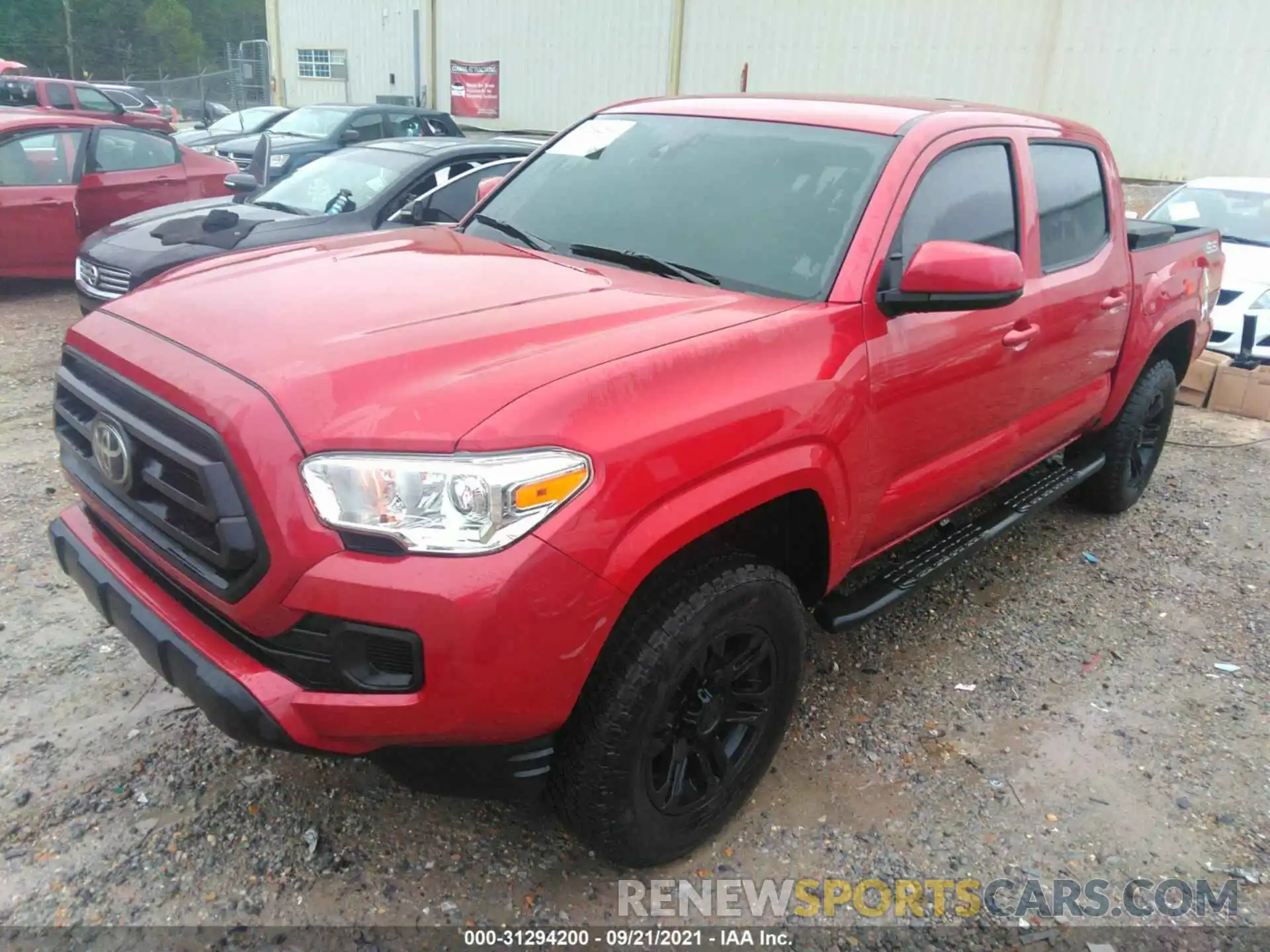 2 Photograph of a damaged car 5TFCZ5AN3LX239094 TOYOTA TACOMA 4WD 2020