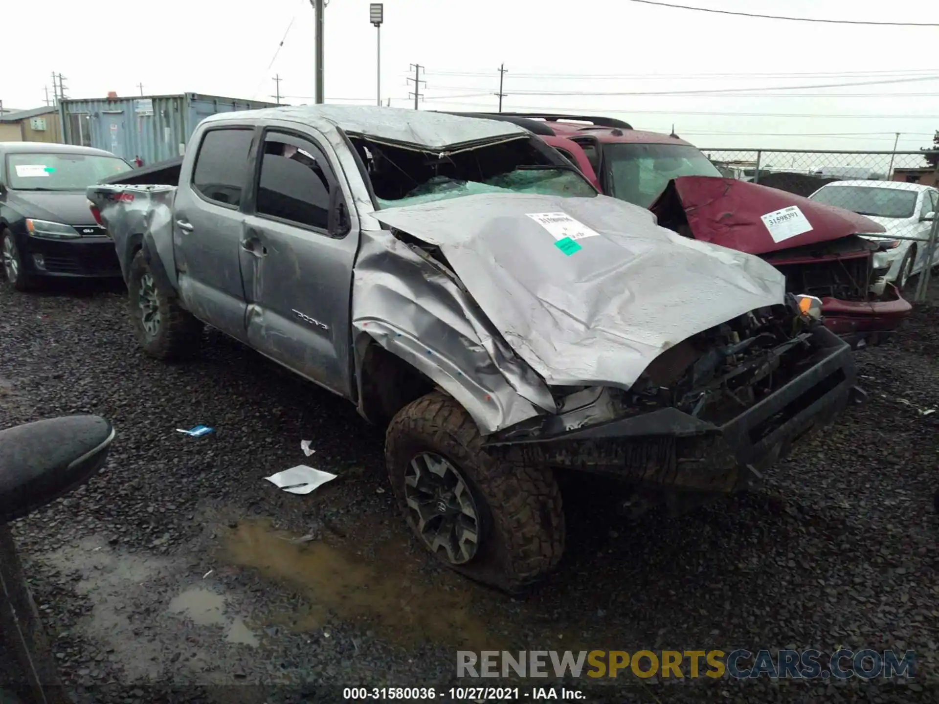 1 Photograph of a damaged car 5TFCZ5AN4LX218545 TOYOTA TACOMA 4WD 2020