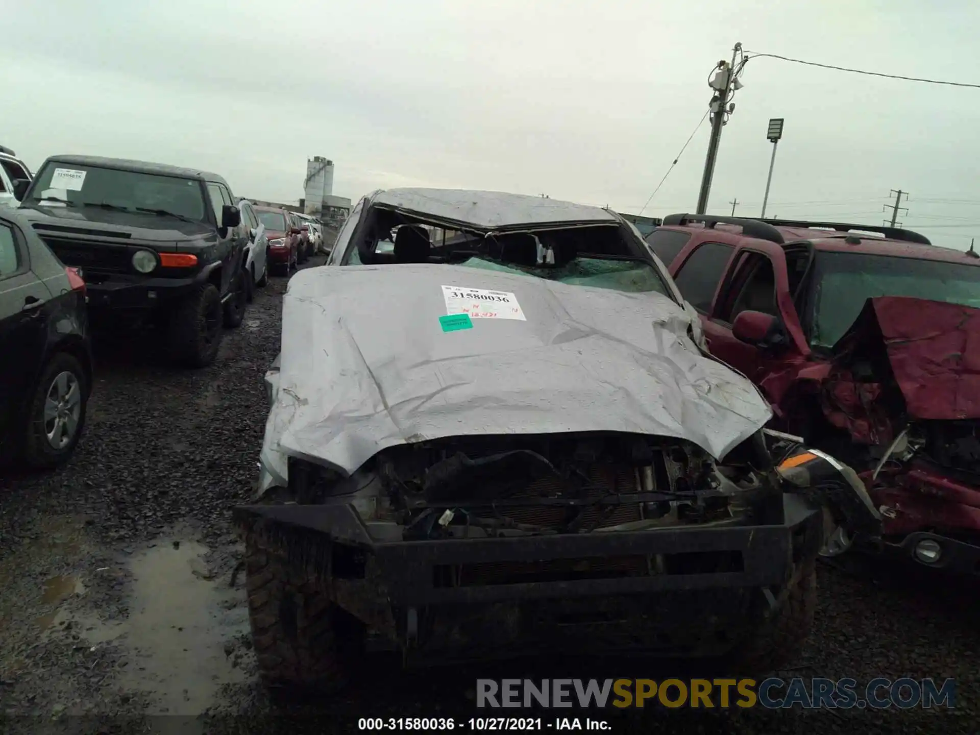 6 Photograph of a damaged car 5TFCZ5AN4LX218545 TOYOTA TACOMA 4WD 2020