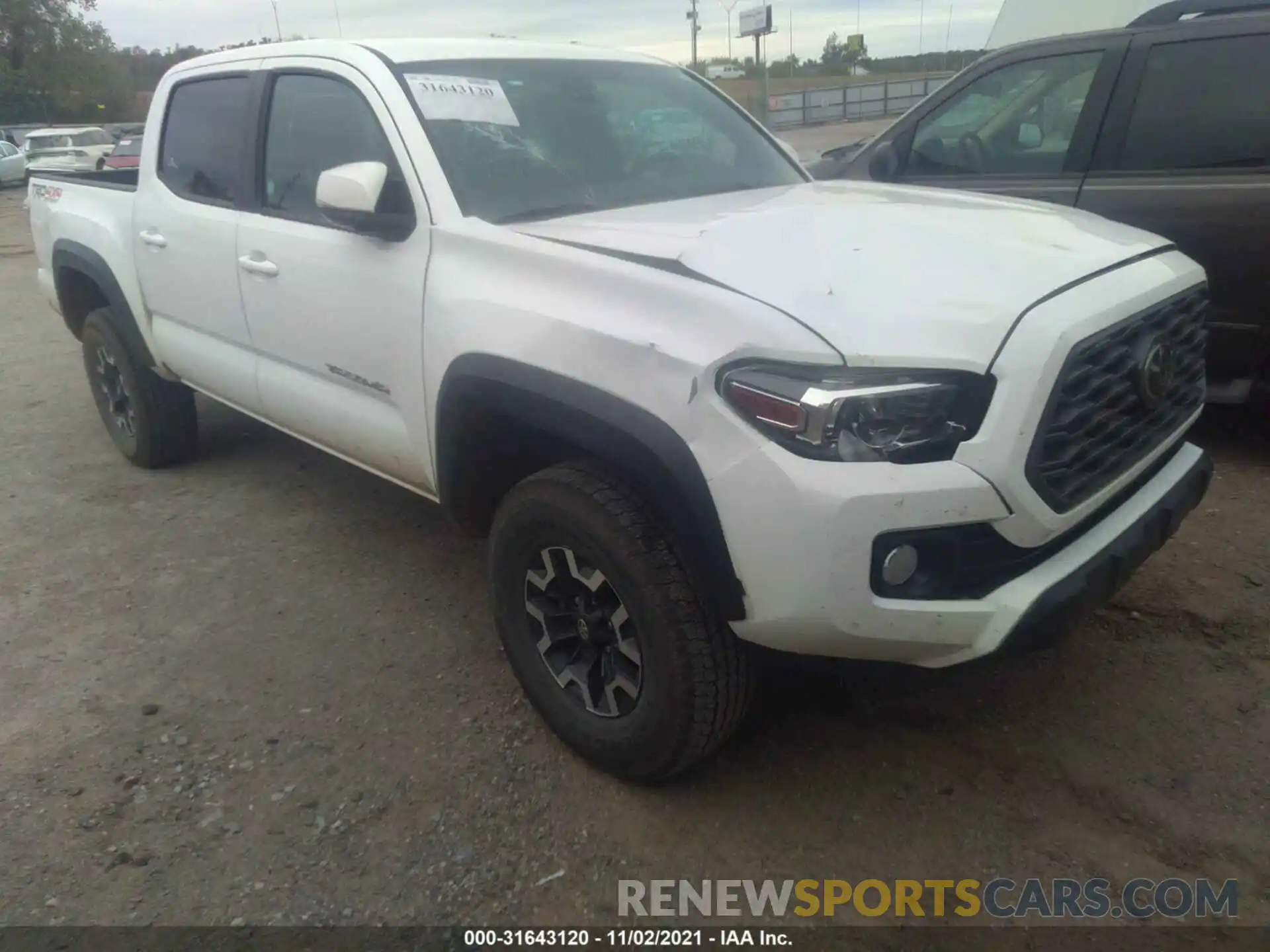 1 Photograph of a damaged car 5TFCZ5AN4LX230873 TOYOTA TACOMA 4WD 2020