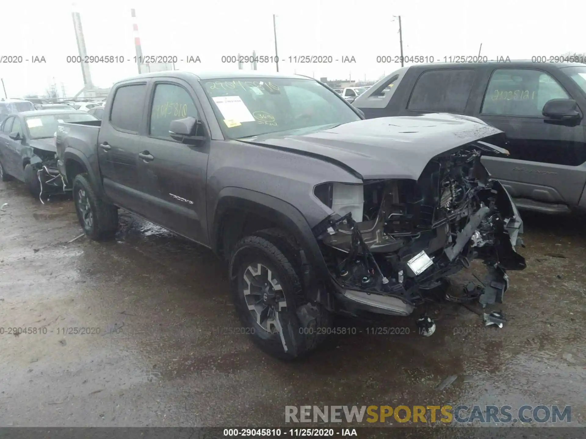 1 Photograph of a damaged car 5TFCZ5AN5LX223771 TOYOTA TACOMA 4WD 2020