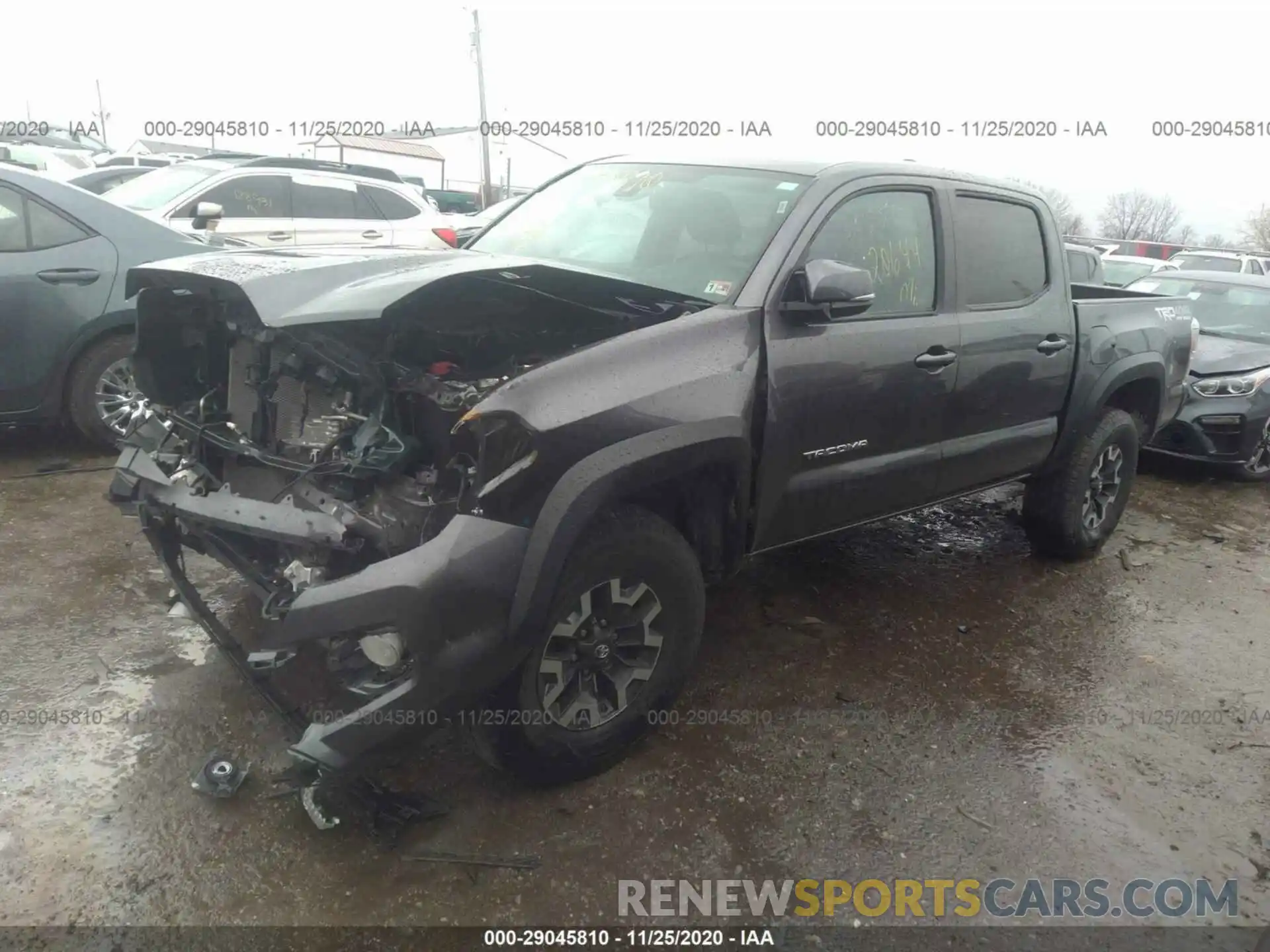 2 Photograph of a damaged car 5TFCZ5AN5LX223771 TOYOTA TACOMA 4WD 2020