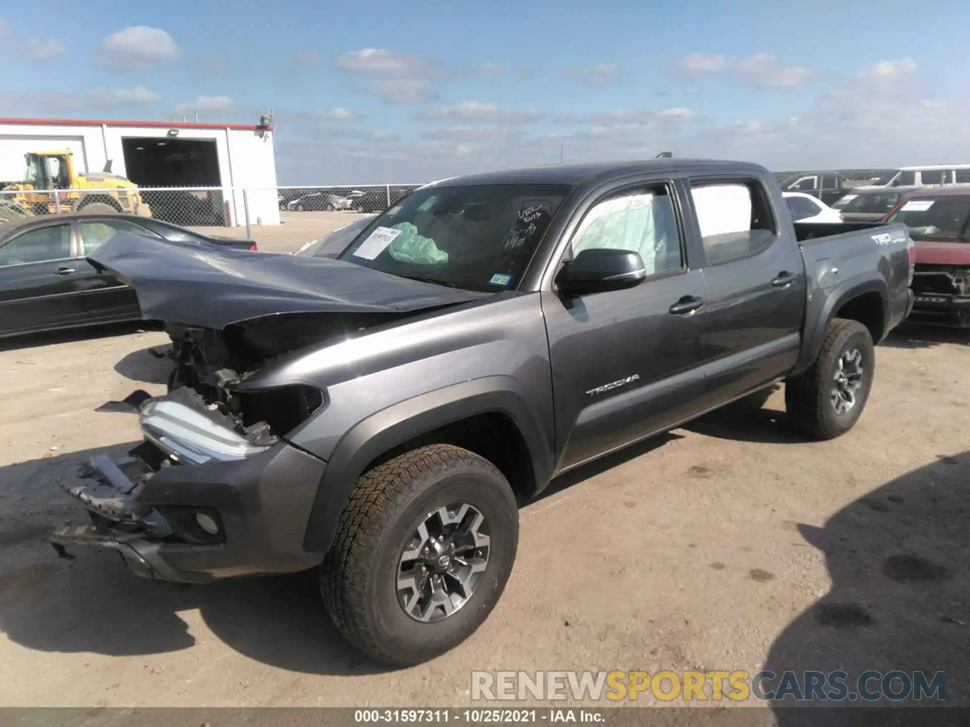 2 Photograph of a damaged car 5TFCZ5AN5LX230879 TOYOTA TACOMA 4WD 2020