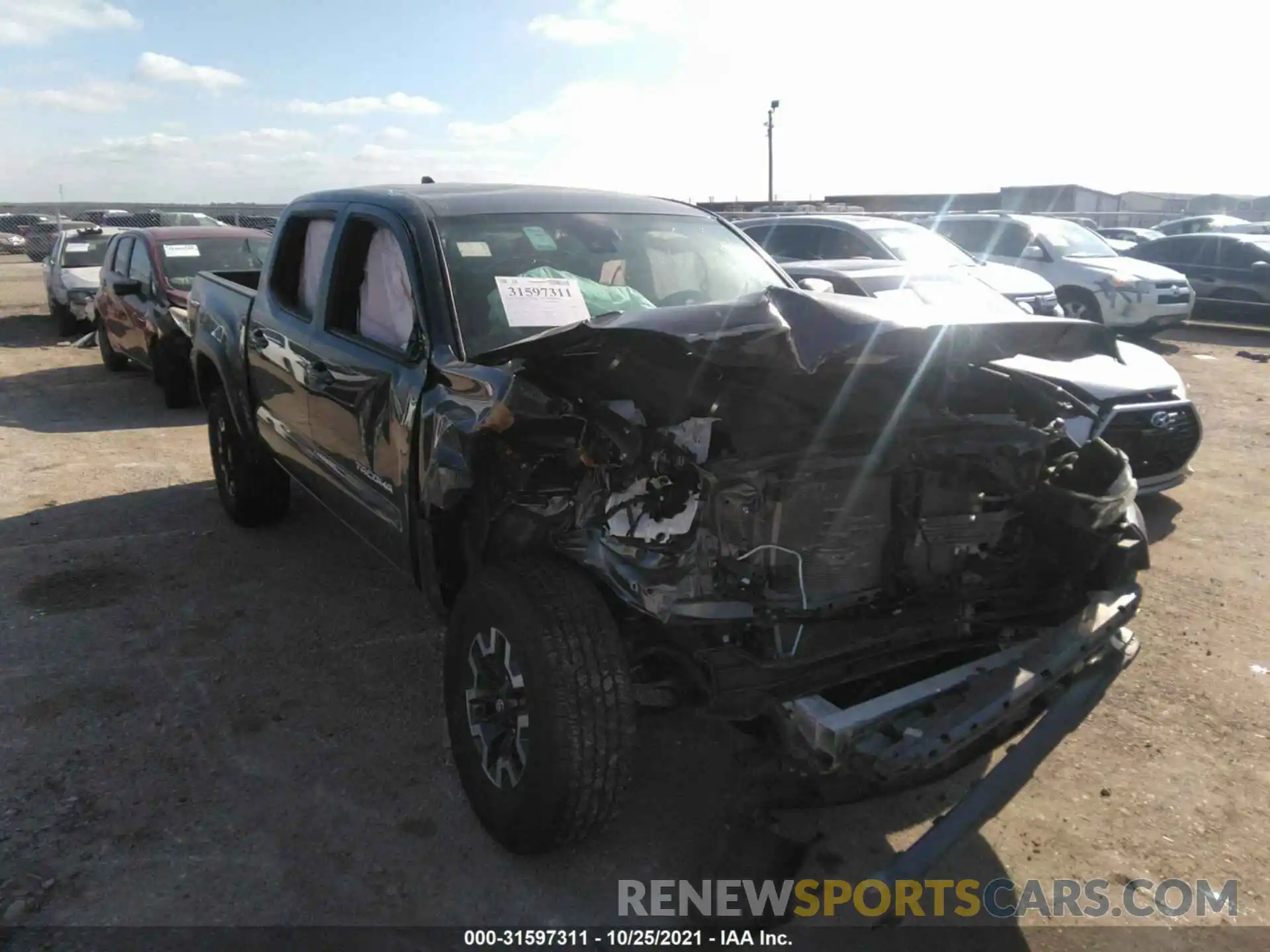 6 Photograph of a damaged car 5TFCZ5AN5LX230879 TOYOTA TACOMA 4WD 2020